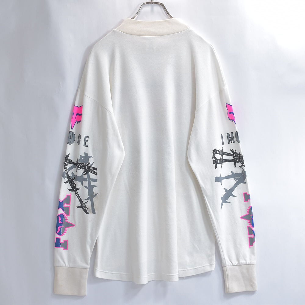 90s アメリカ製 FOX Racing フォックスレーシング ハイネック ロング