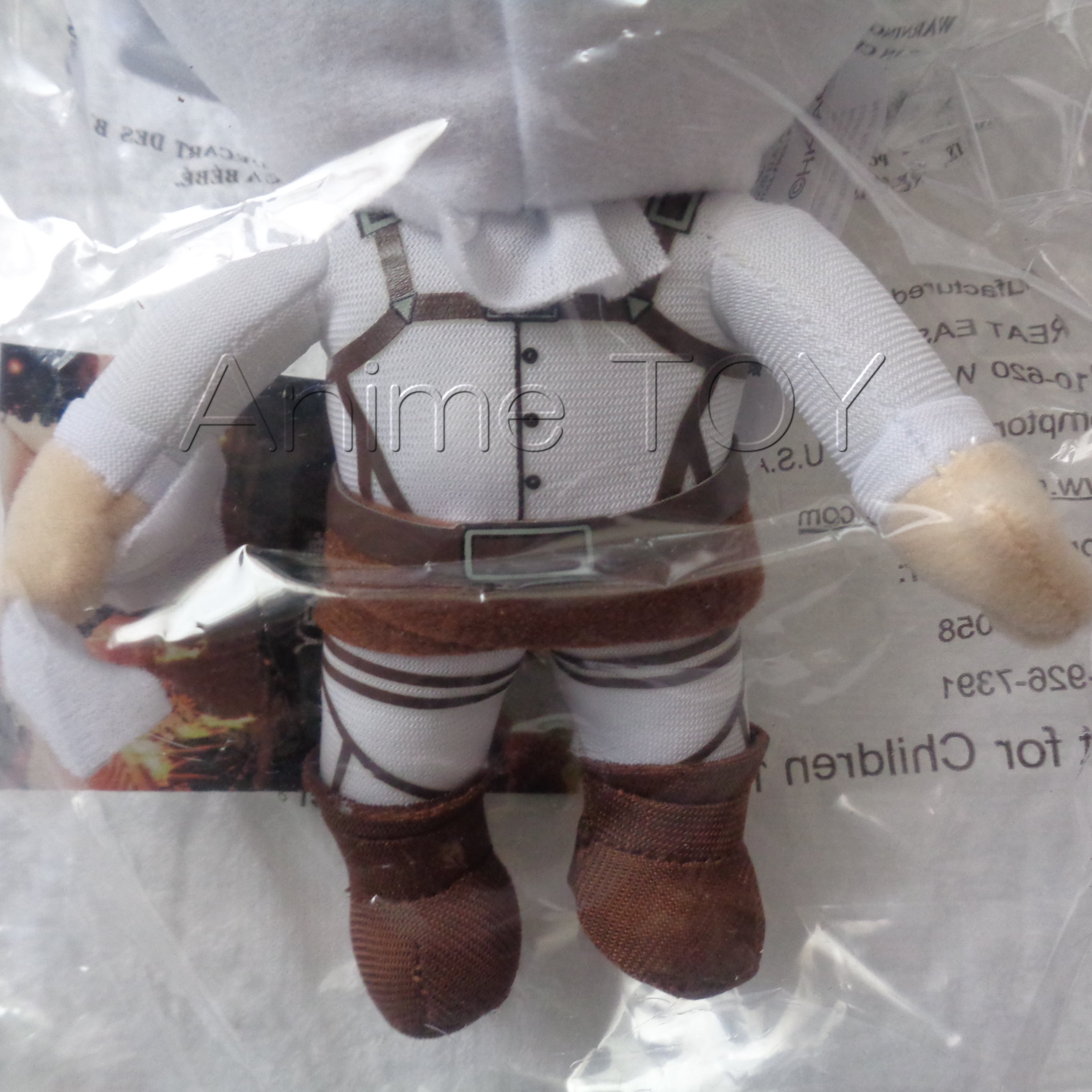 進撃の巨人 リヴァイ アッカーマン ぬいぐるみ お掃除 リヴァイ兵長