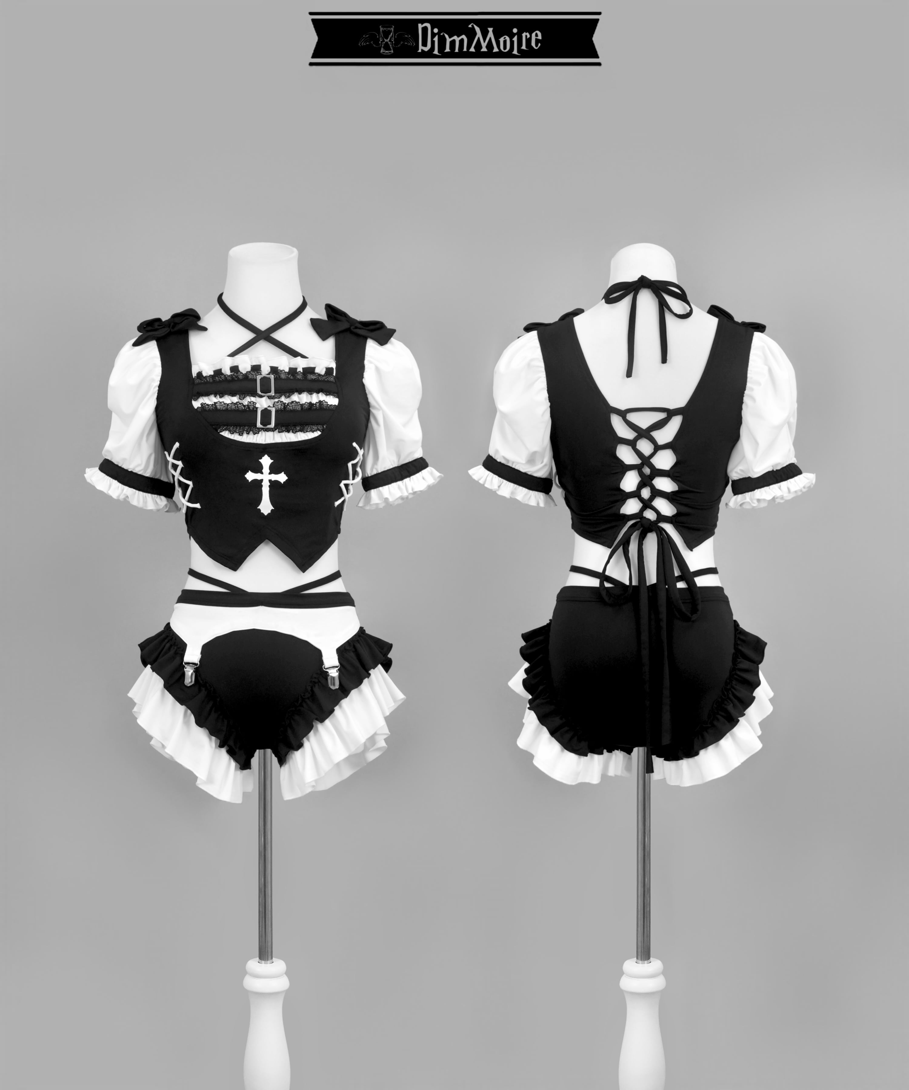 融ける夢の約束スイムウェア Black&White M 融ける夢の約束スイム