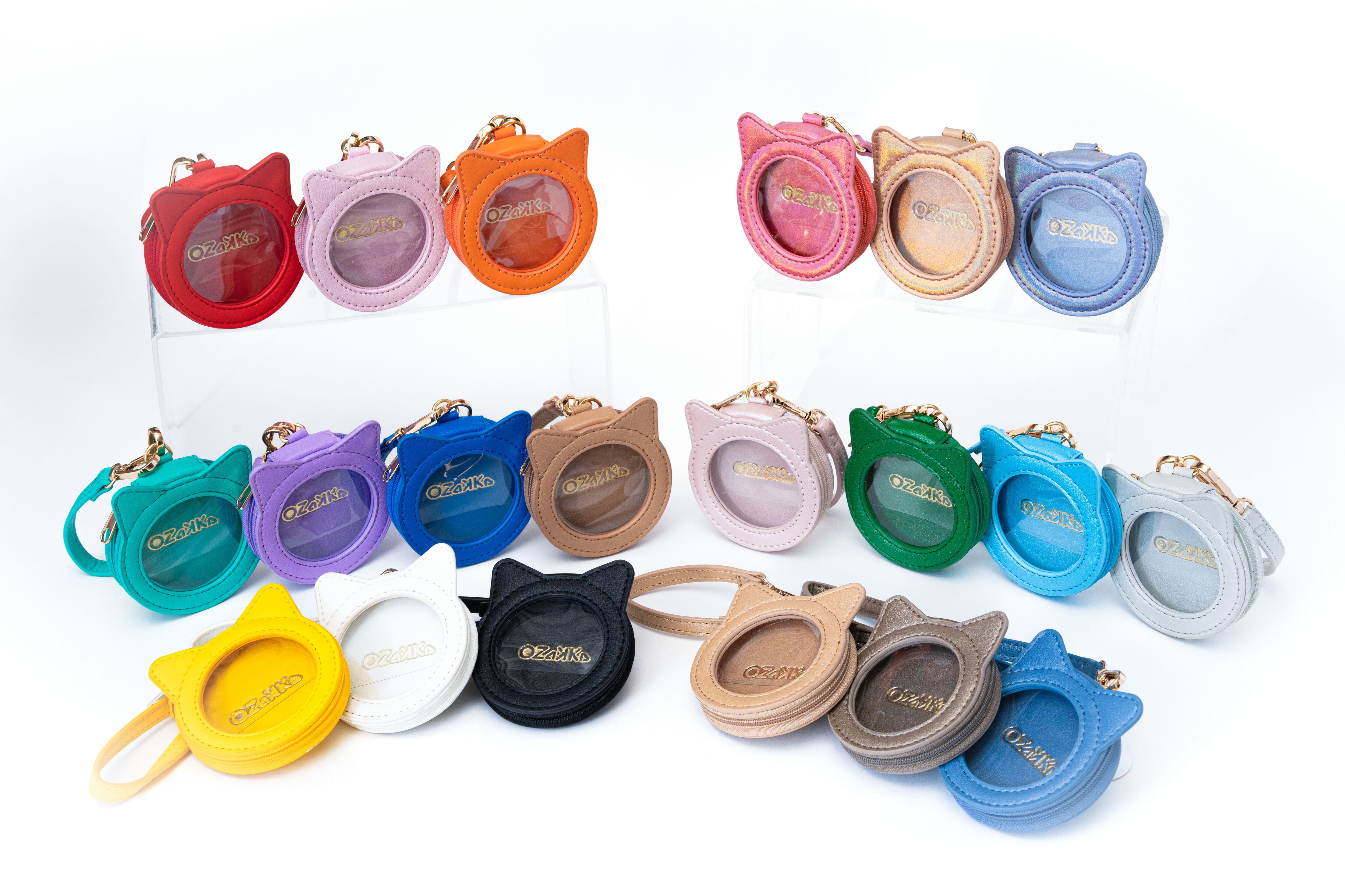 ねこみみ缶バッジケース パールカラー ステラマリン ONCS-P-SM