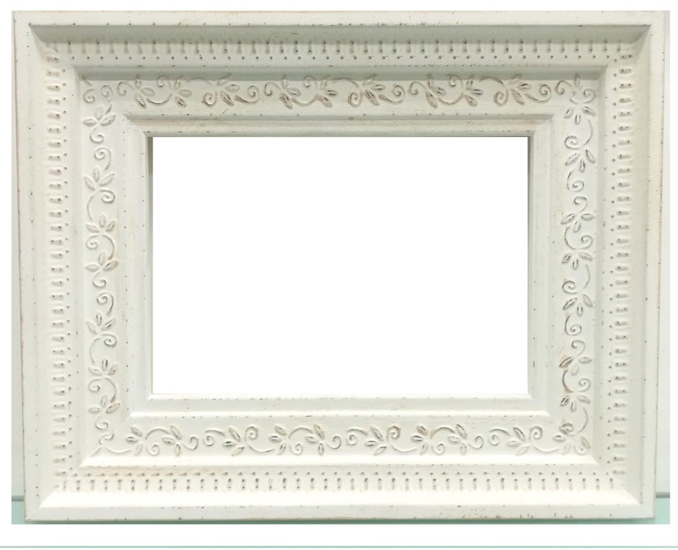 額縁 アンティーク おしゃれ フレームホワイトD-21025額縁サイズ