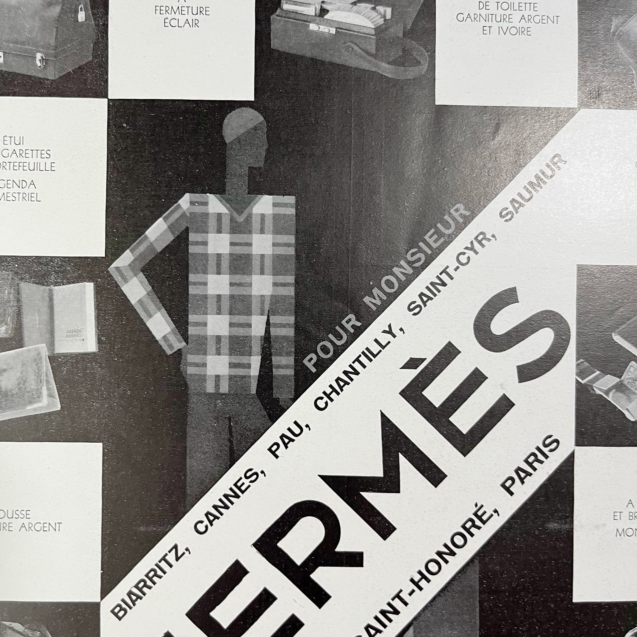 1929 広告＞HERMES エルメス ポスター ヴィンテージ アートポスター