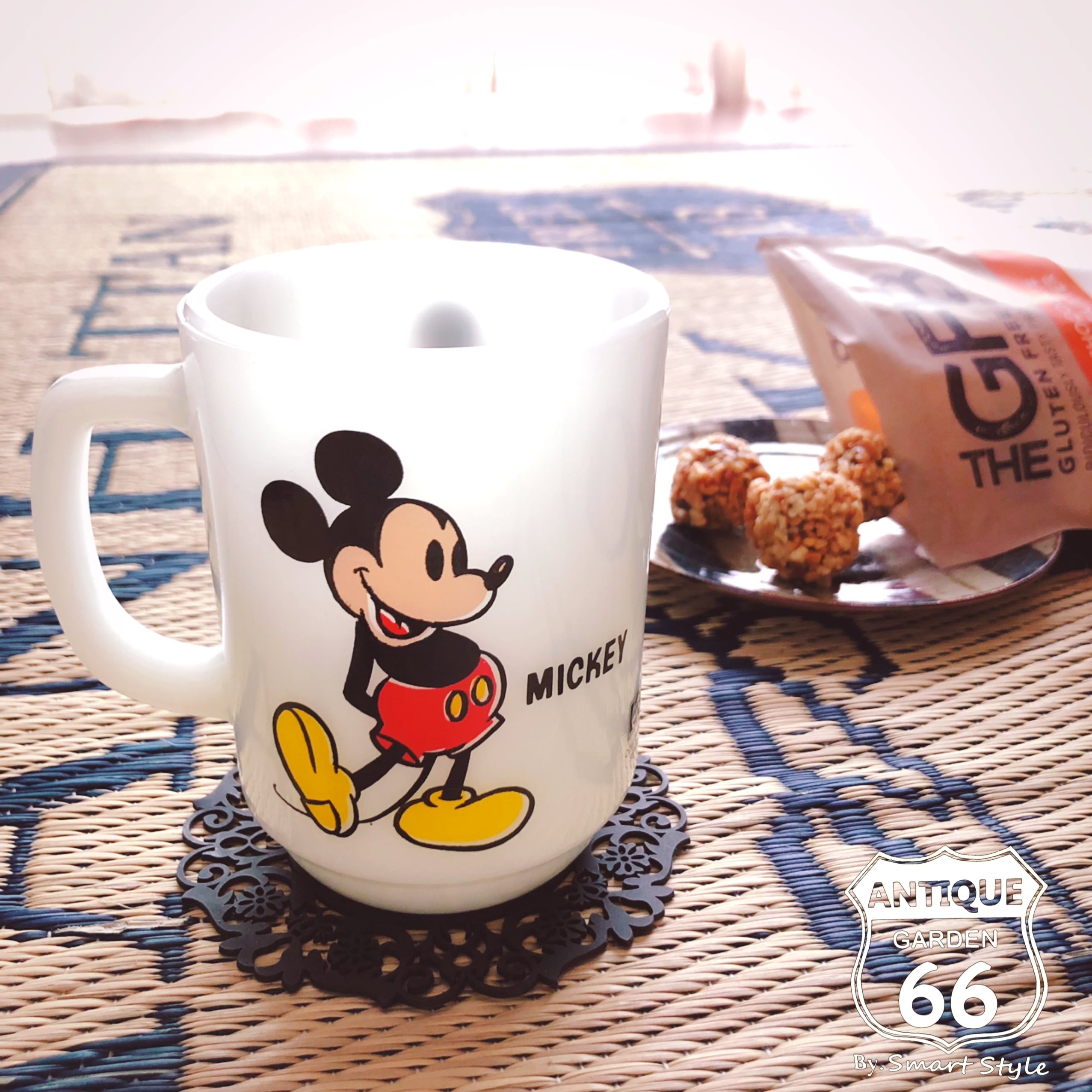 Fire-King ファイヤーキング Mickey オールド ミッキーマウス ミルク