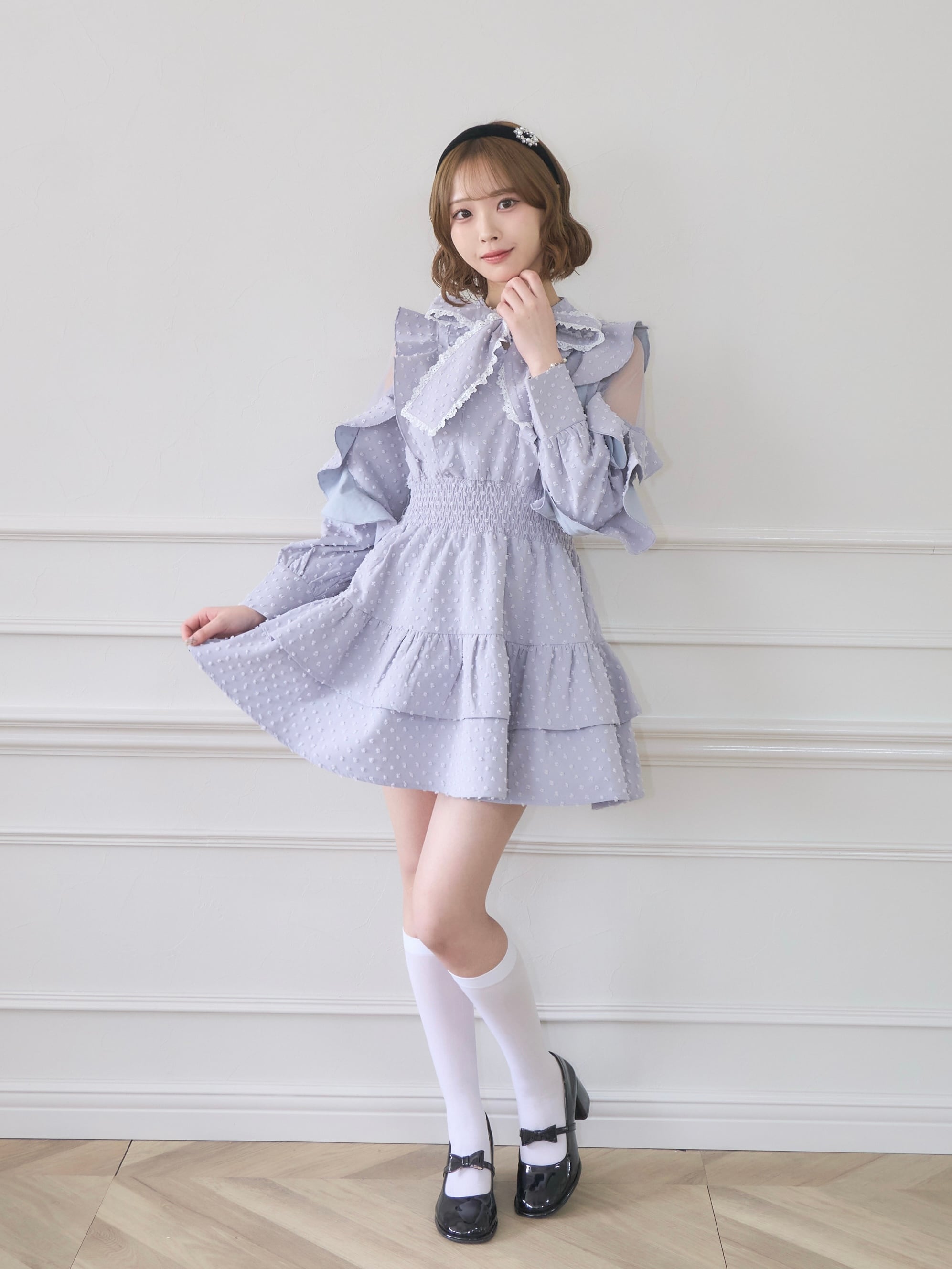 めろいティアードミニワンピース | meltie