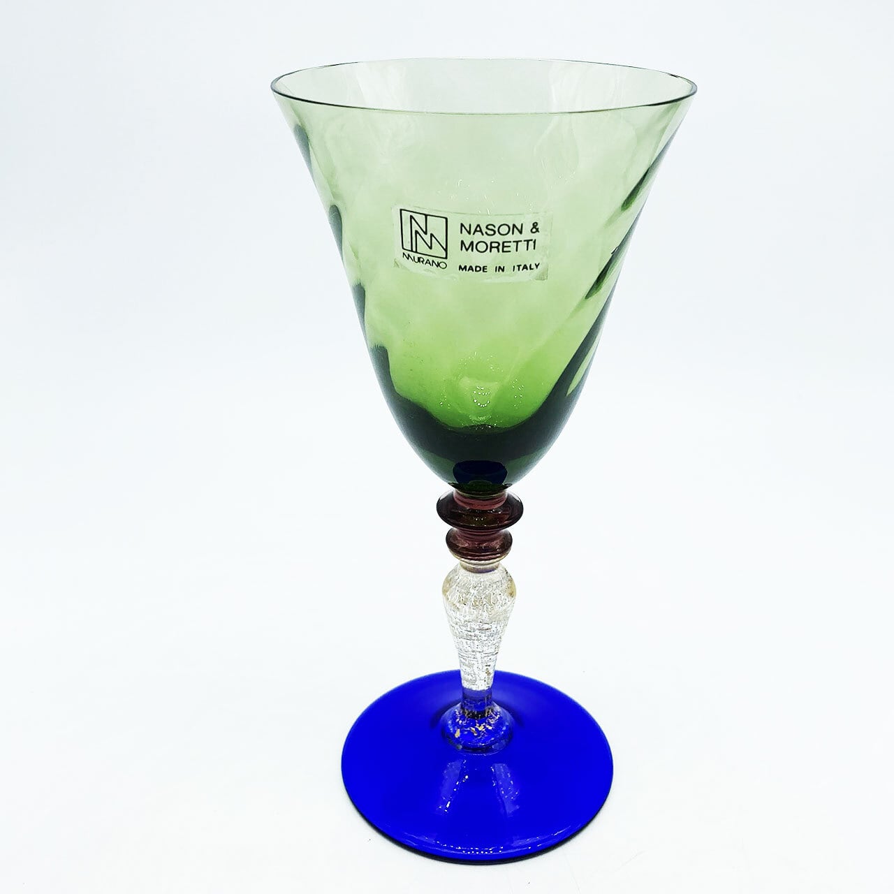 MURANO ムラノ 金彩 トリプル ドルフィン グラス MURANO ムラノ 金彩