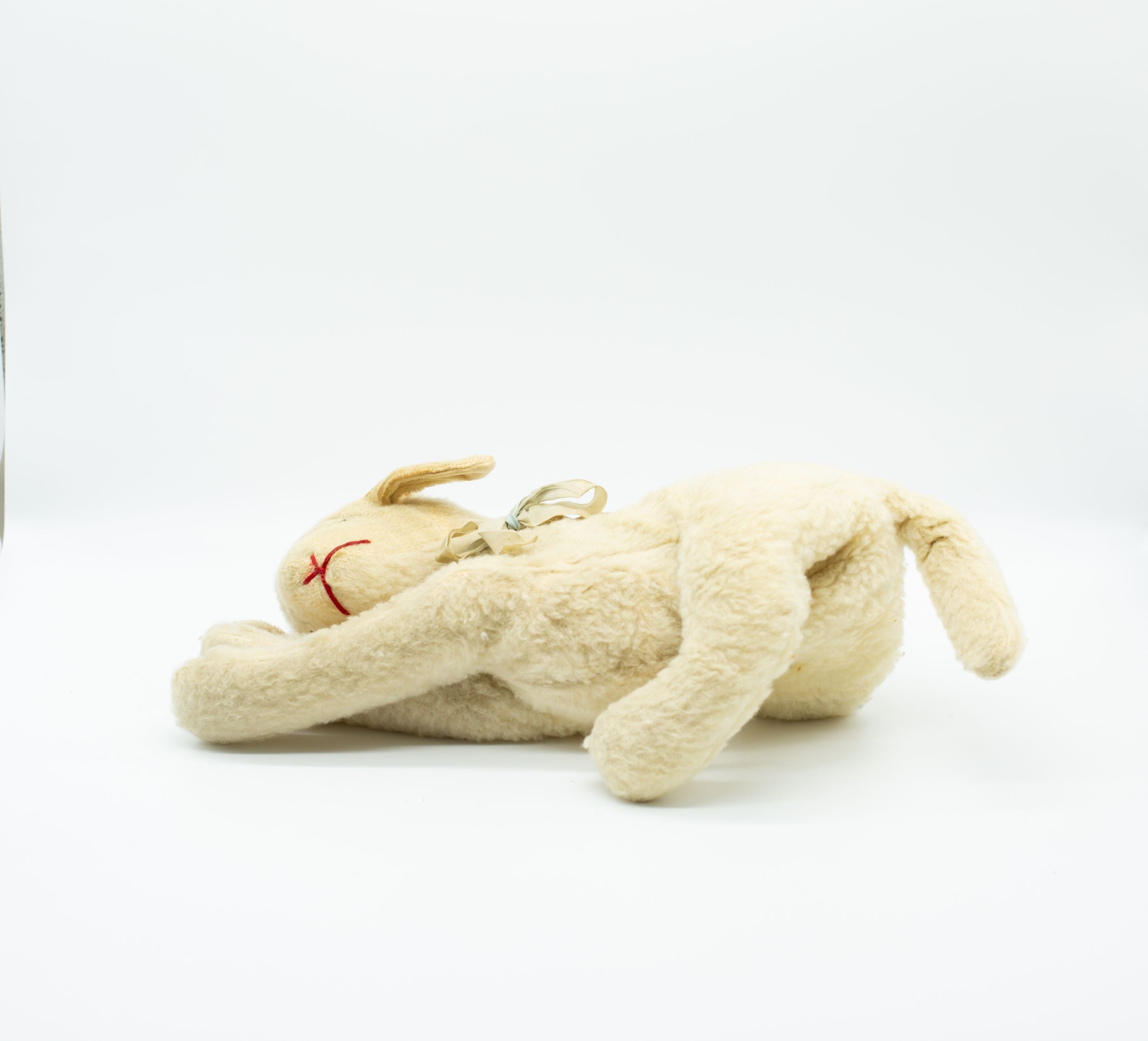 居眠り子羊 Floppy Lamm24 cm】 シュタイフ 美品 居眠り子羊 Floppy