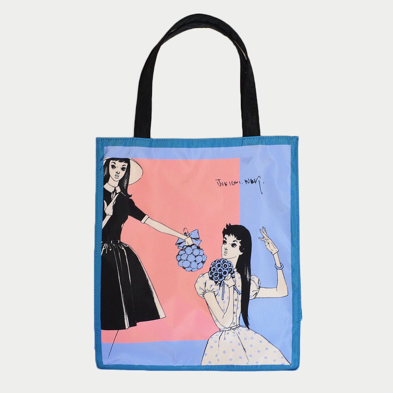 中原淳一×ヨークス》 トートバッグ ブルー | 中原淳一ショップそれいゆ