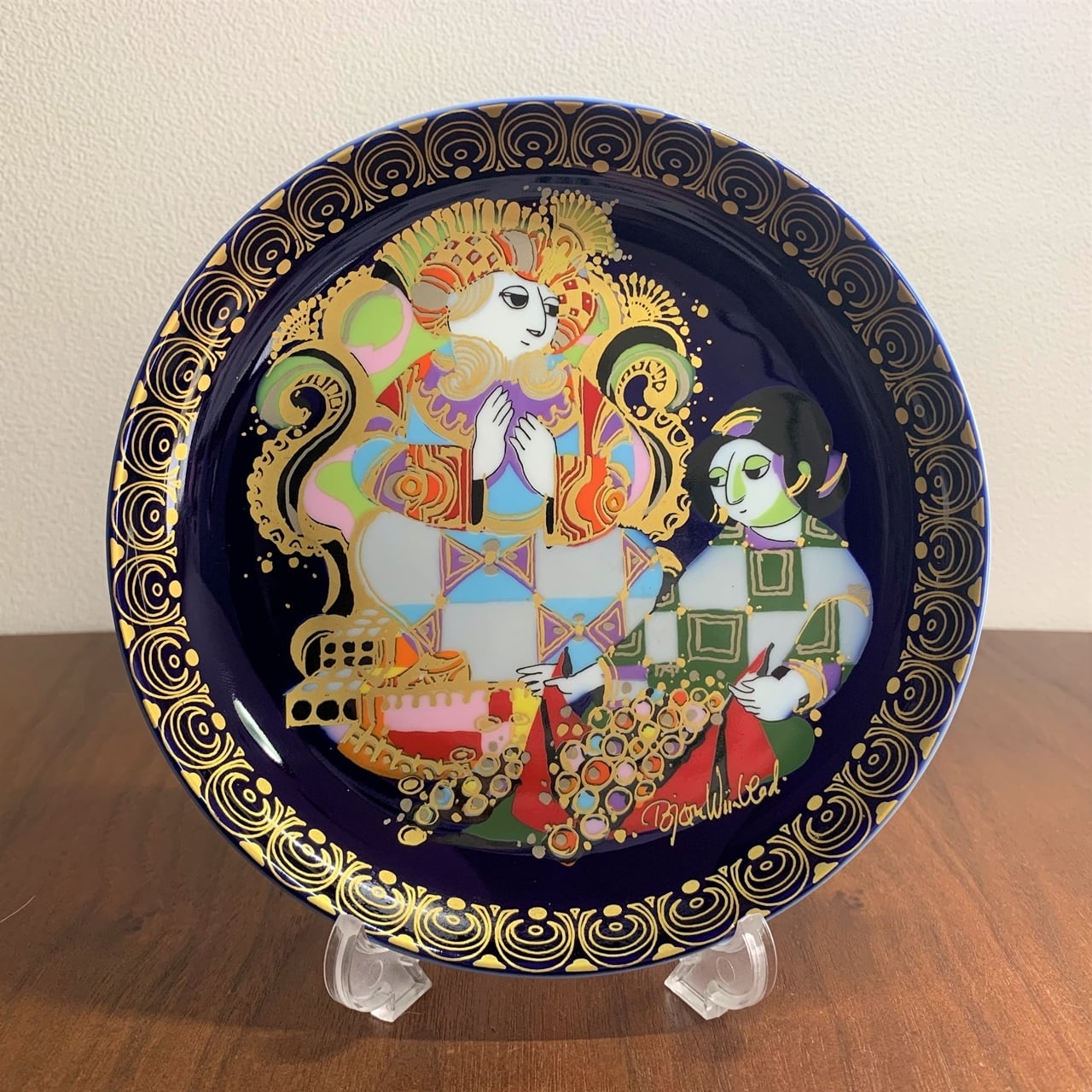 ローゼンタール スタジオライン ビヨン・ウィンブランド 絵皿 限定品