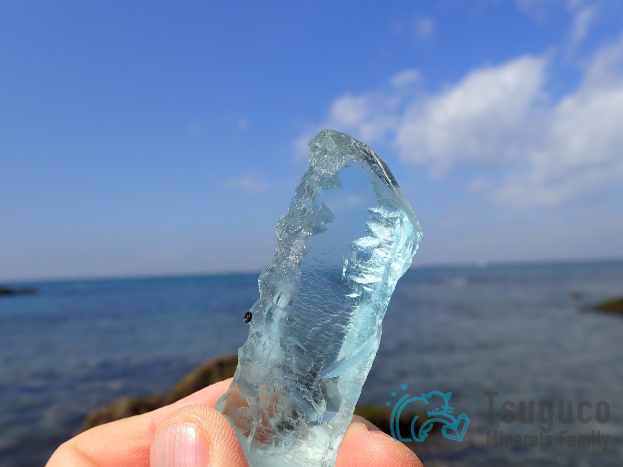 ベリル（アクアマリン） 緑柱石（藍玉） パキスタン TM-676 | つぐこみ