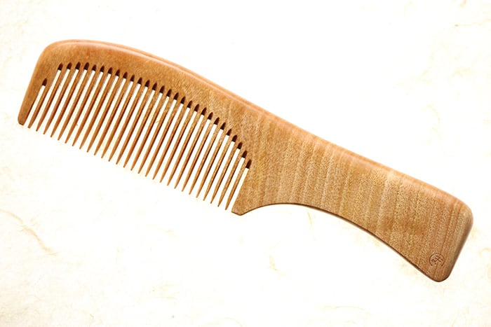 お六櫛】手付櫛 大 並歯 みねばり | 【工房ふるかわや】木曽の伝統 お