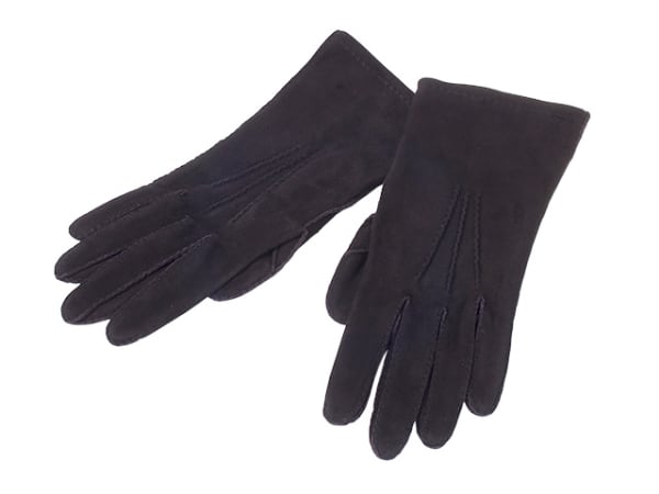 エルメス HERMES スエード グローブ 手袋 6 1/2 | 質ミウラ BASE