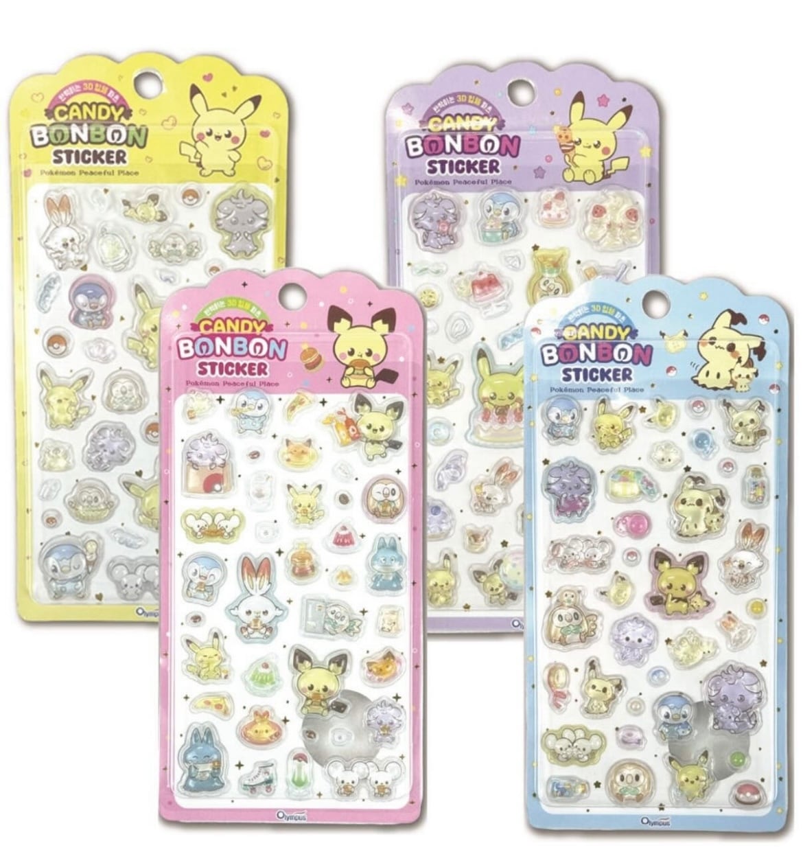 韓国限定正規品】ポケモンキャンディボンボンステッカー | シール