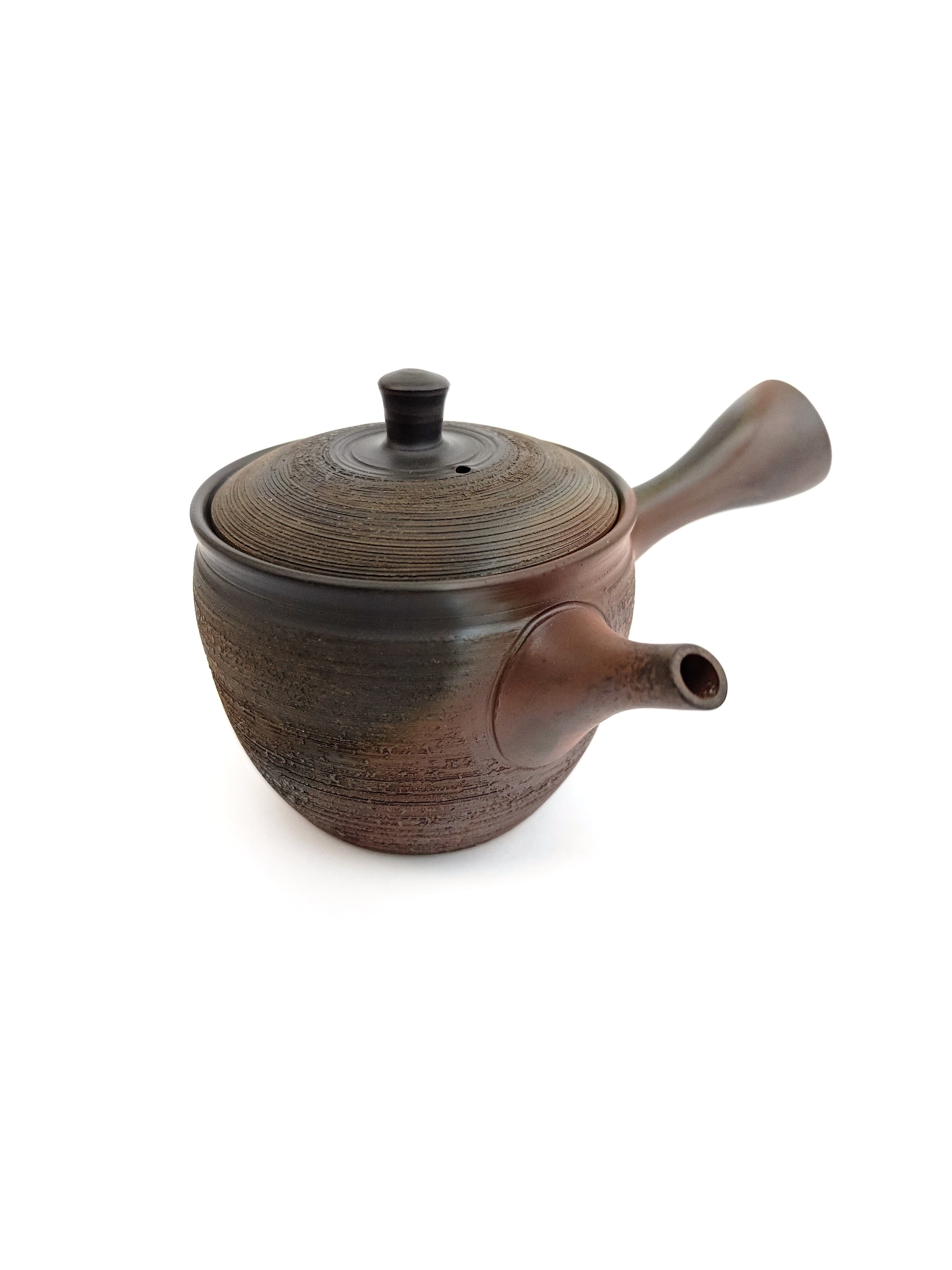 由*麻様 備前焼 宝瓶 蓋摘 及び 湯冷まし縁 亀 茶器 揃 由*麻様 備前焼