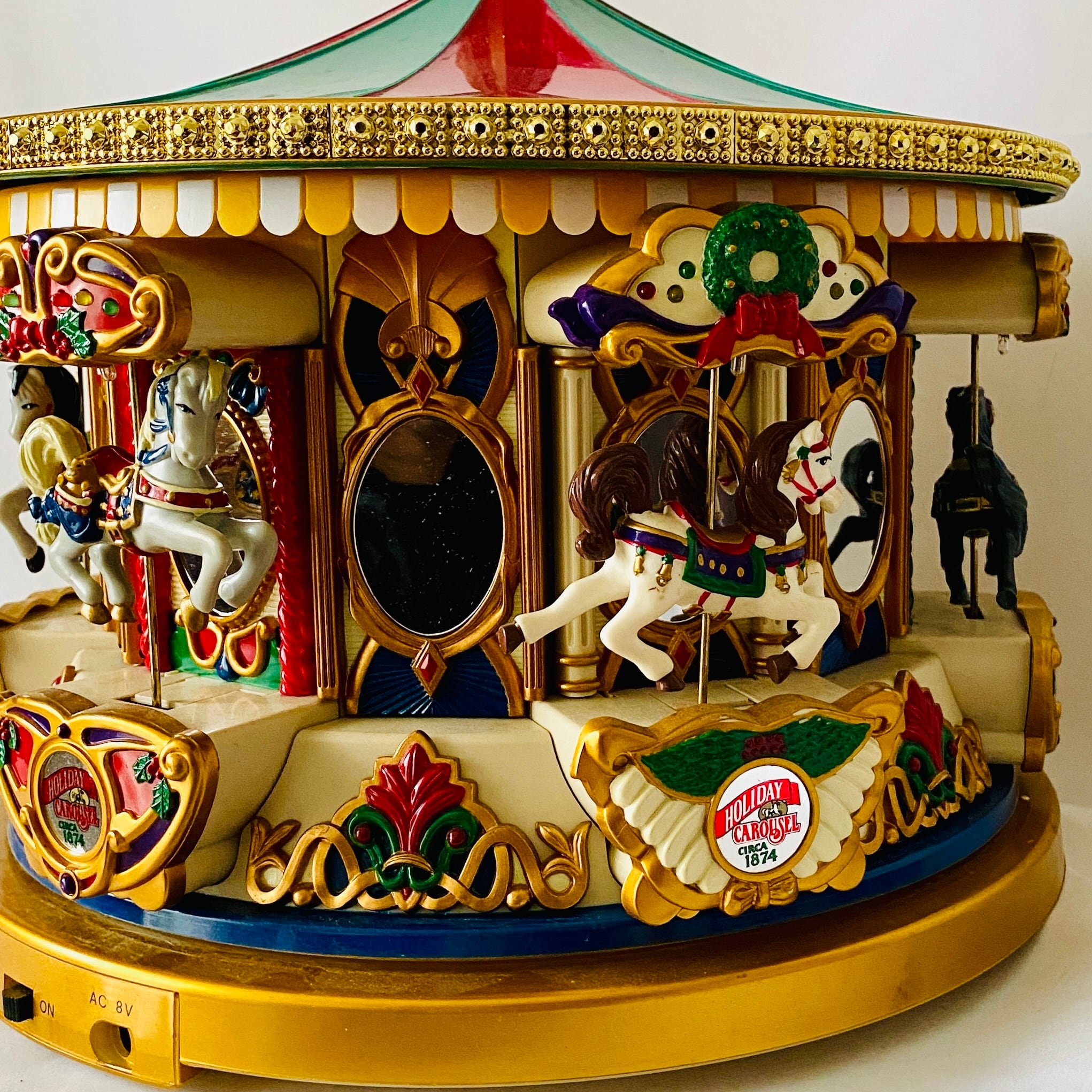 ミスタークリスマス/カルーセル/ライトアップ/1段/メリーゴーランド