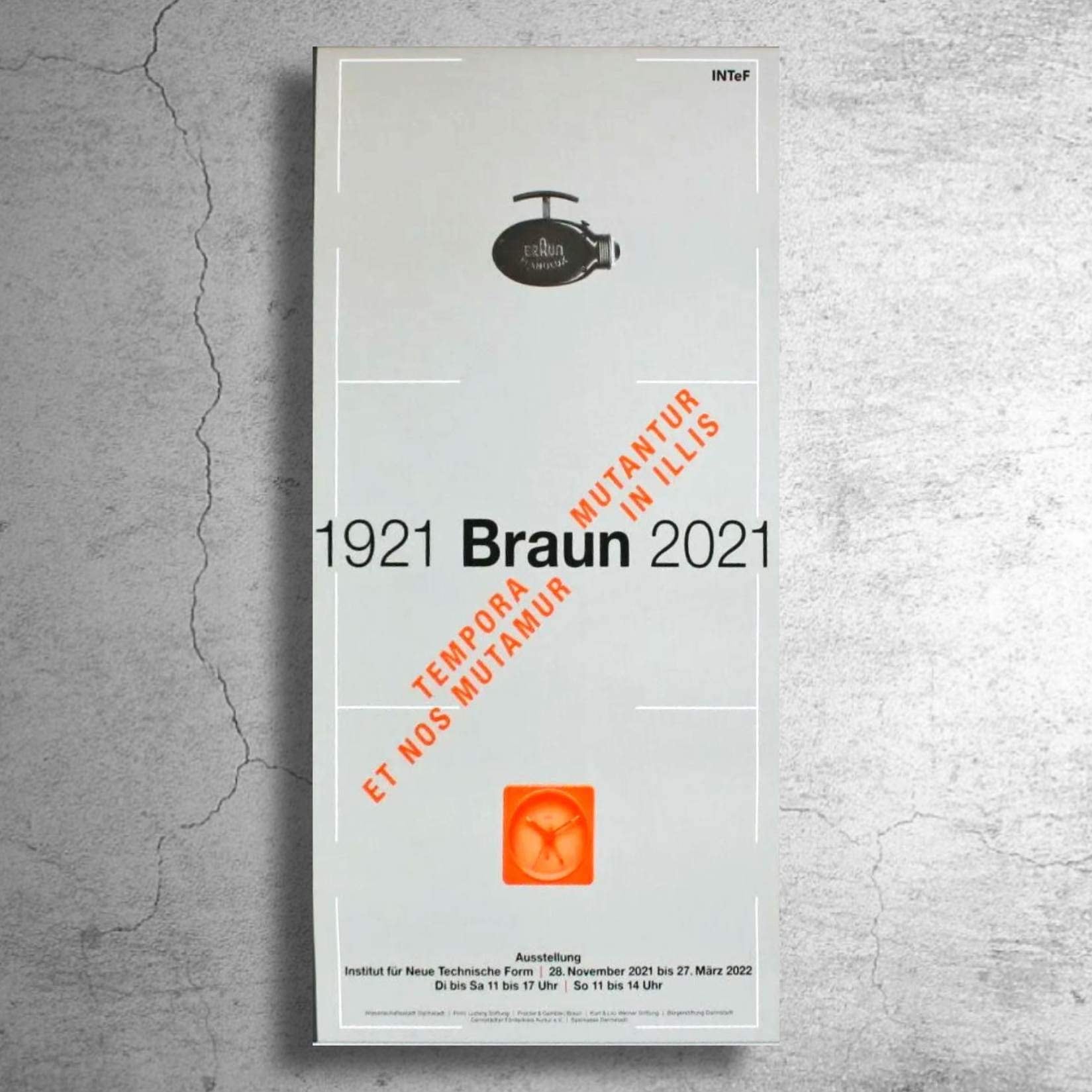 人気品『ディーター・ラムス x BRAUN』ドイツでの希少な展示ポスター