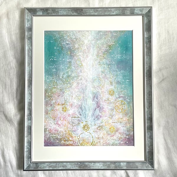 ヒーリングアート エネルギーアート レムリア 絵 ヒーリングアート抽象