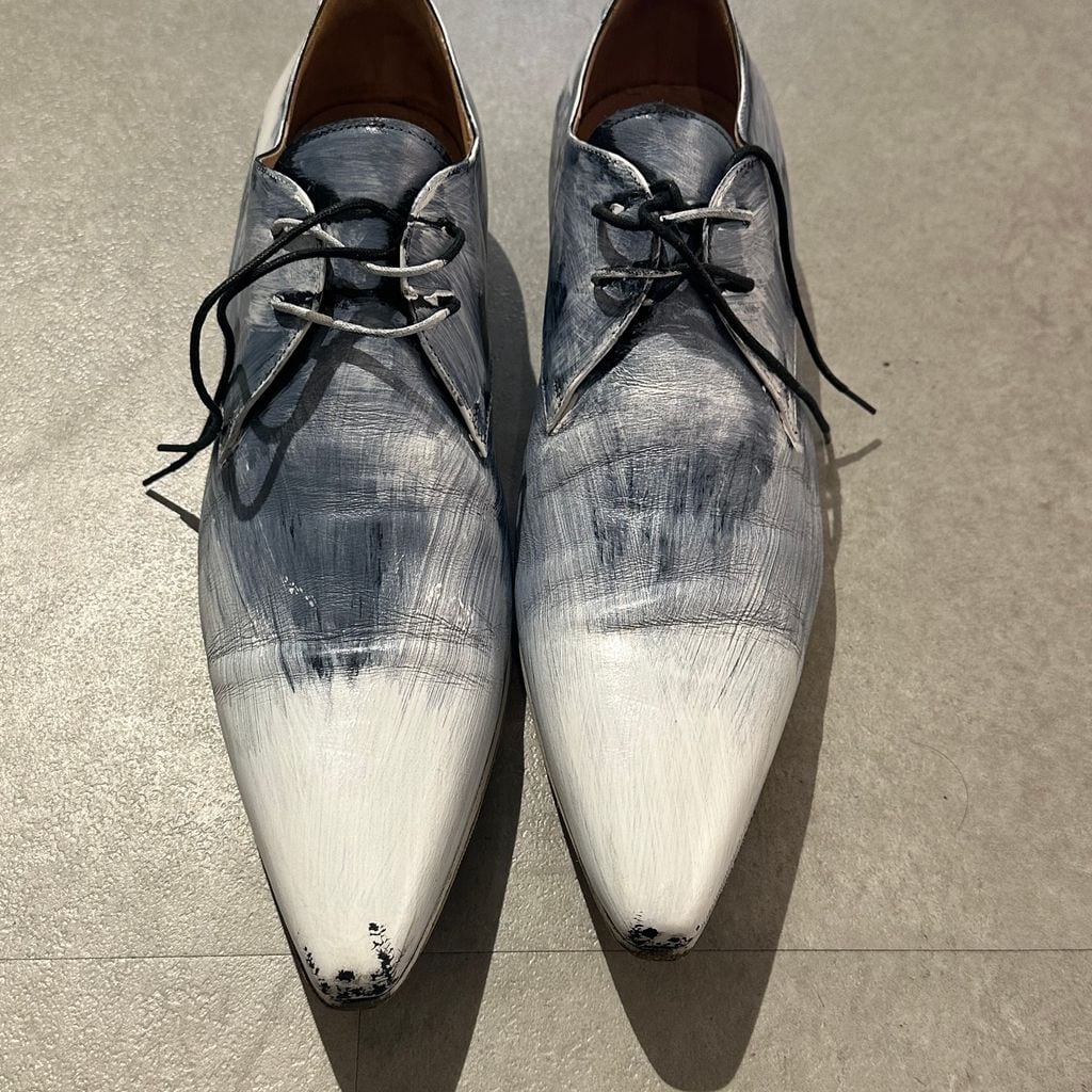 Maison Margiela メゾンマルジェラ 21SS Leather Dress Shoes ペンキ