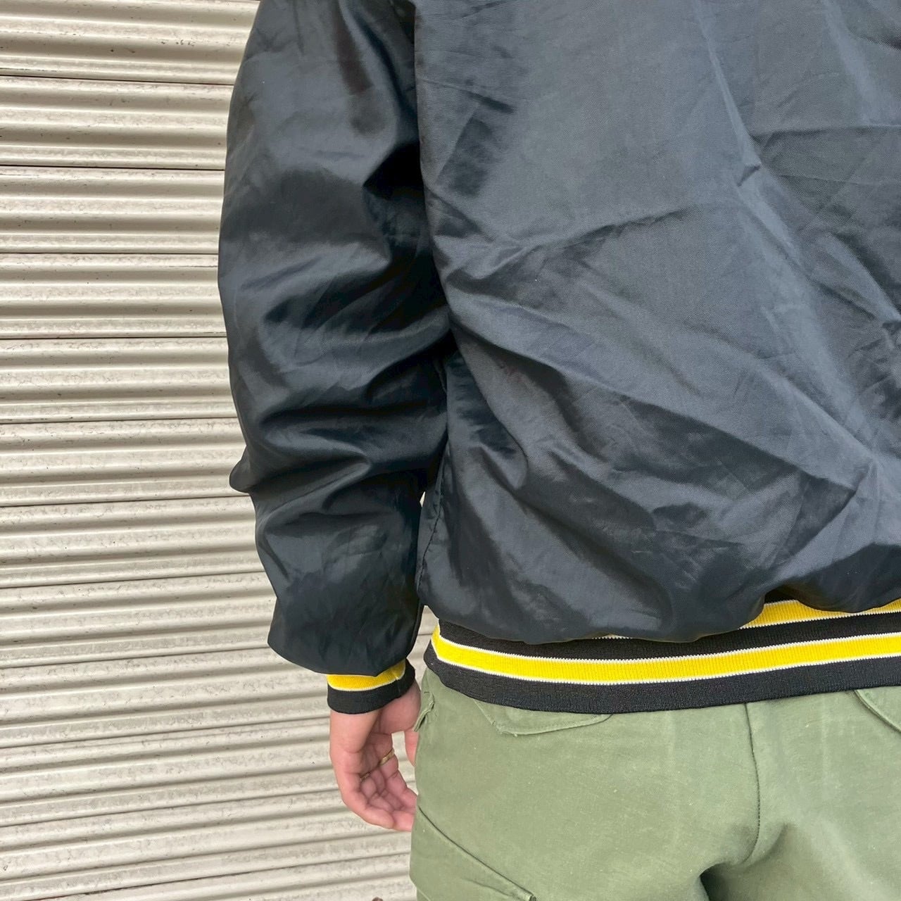 90s Holloway スタジャン ハーフジップ ヴィンテージ L スタジャン