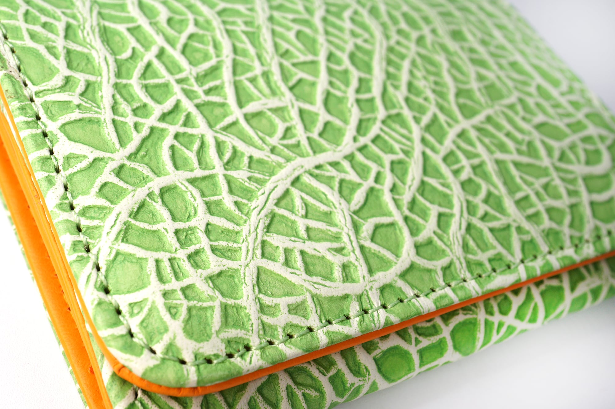 赤肉メロンなビジネス名刺入れ（牛革製）夕張メロン | EARL'S