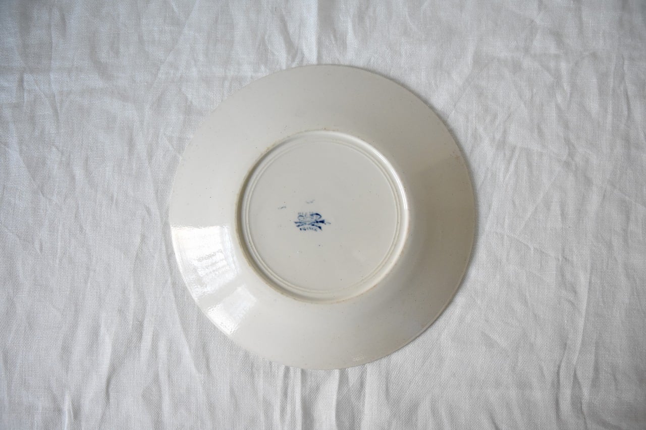 Lunéville / リュネヴィル / ディナープレート ロレーヌ十字 あざみ