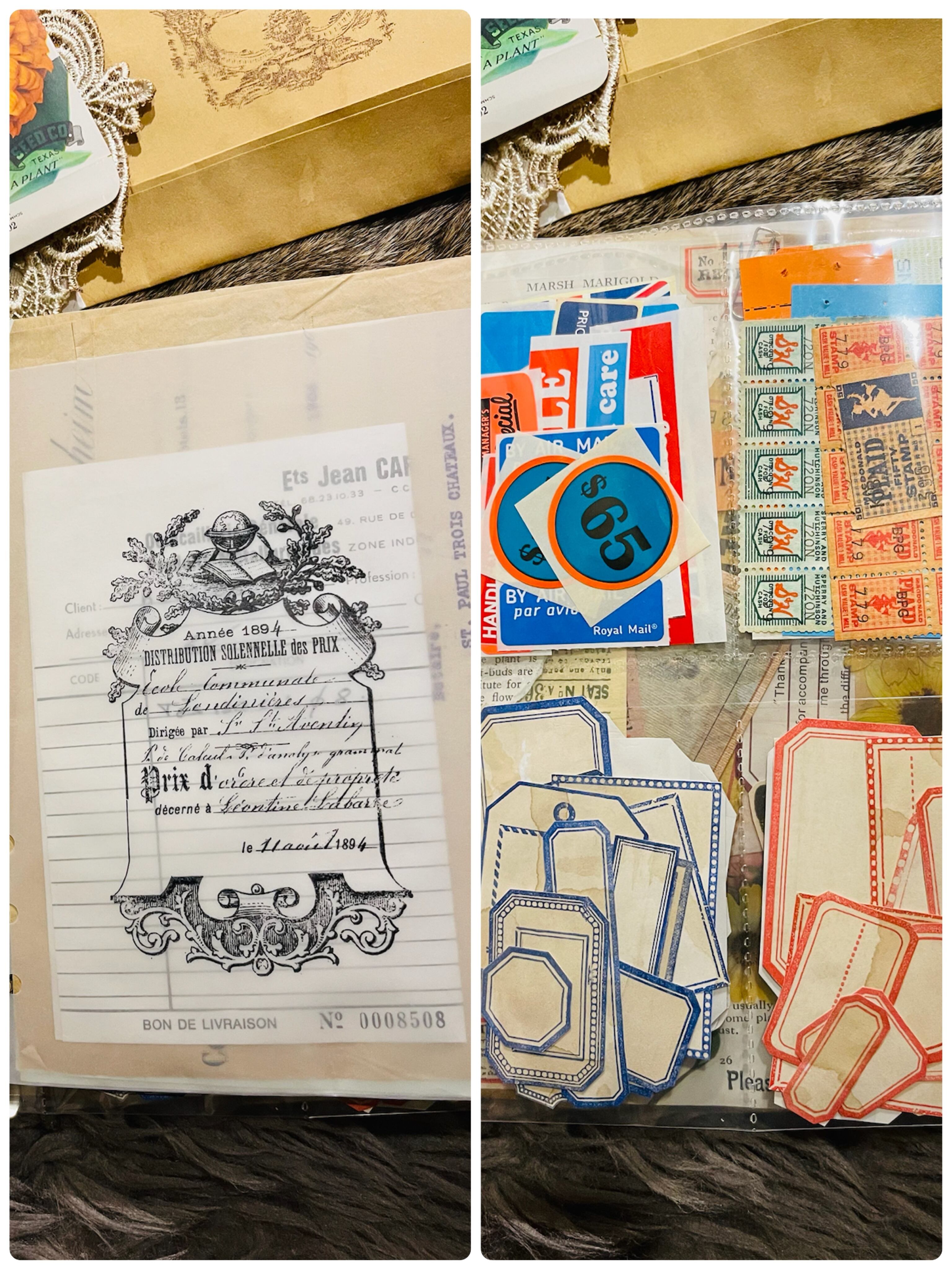 気まぐれコラージュ素材収納バインダーファイル{増量 | Pay ID