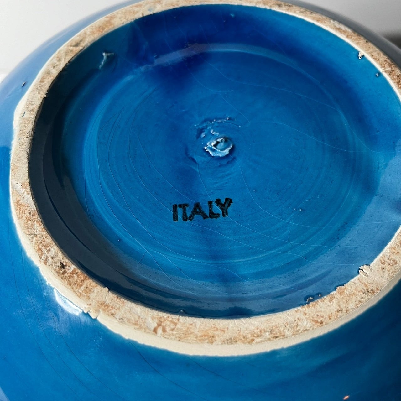 Vintage FLAVIA BITOSSI Rimini Blue Series Flower Vase Made In