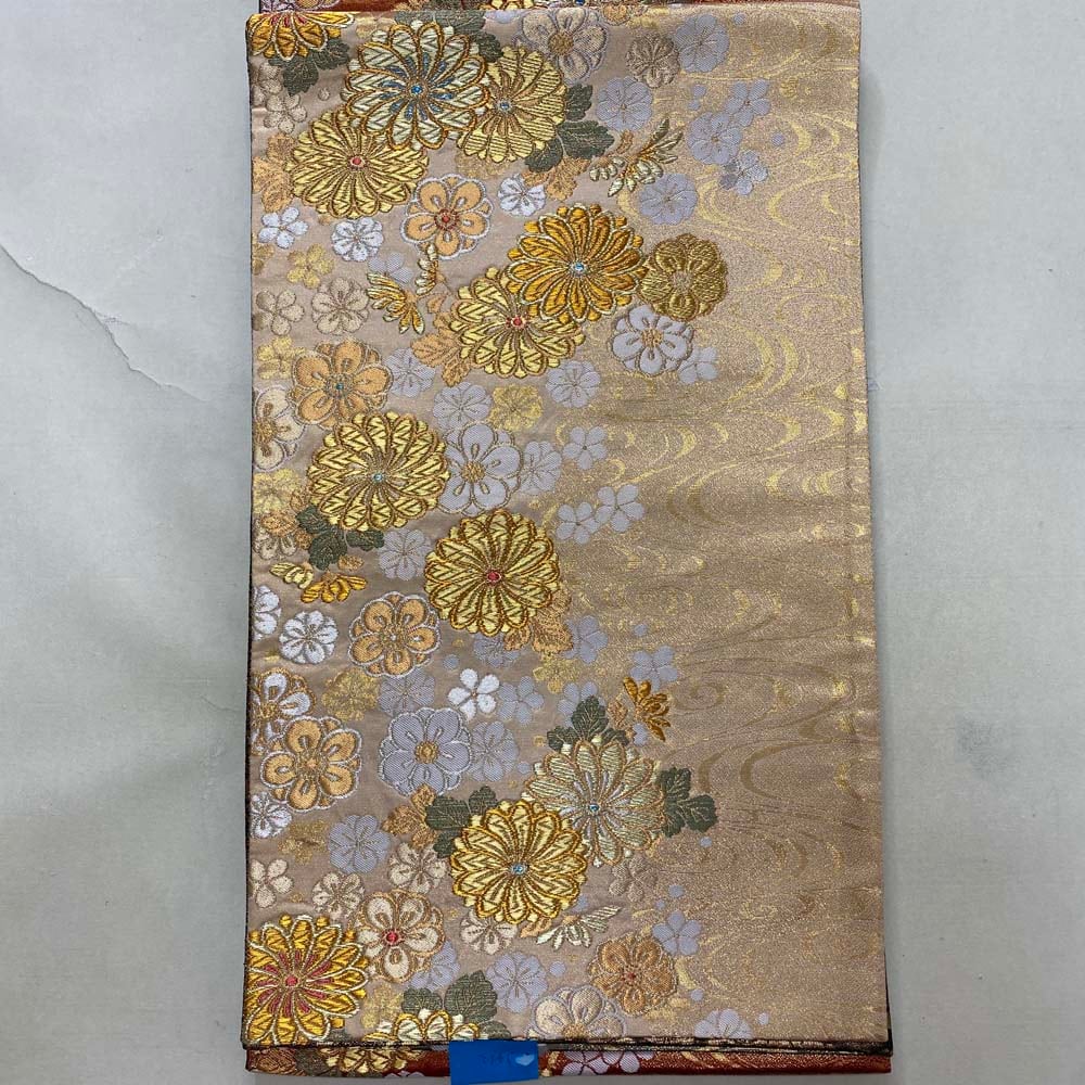 振袖用袋帯 訳あり 成人式 帯 袋帯 中古 リサイクル 礼装 振袖 正絹