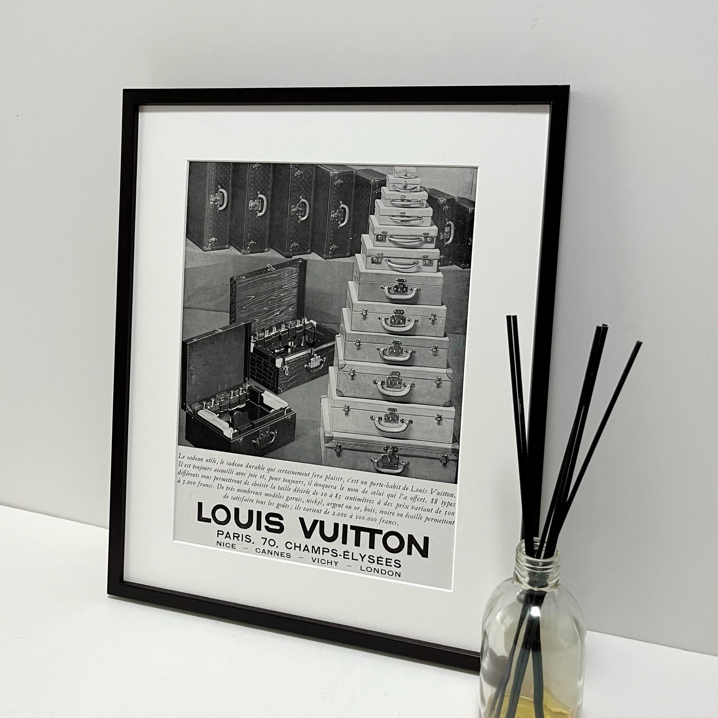 1931 広告＞Louis Vuitton ルイヴィトン ポスター ヴィンテージ アート