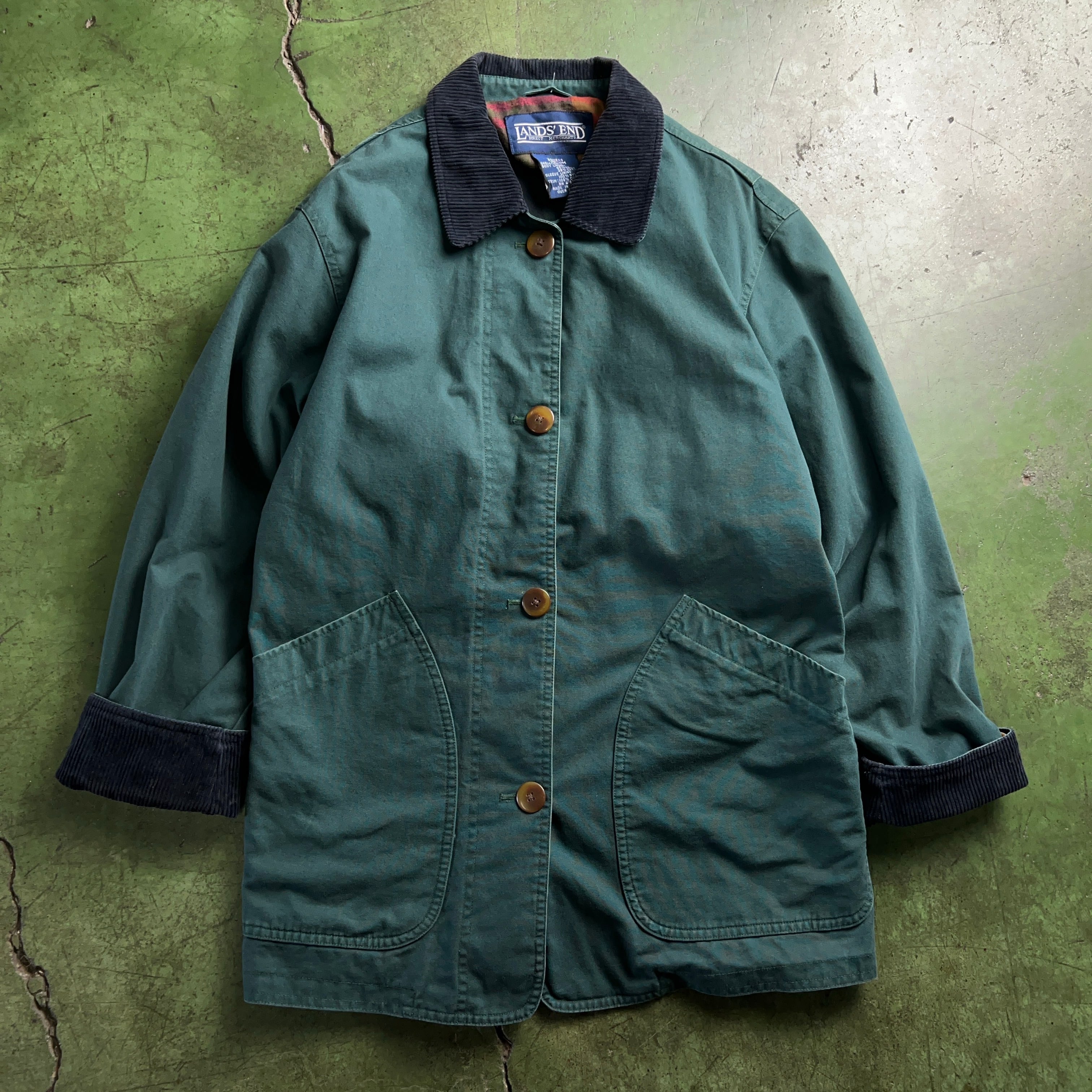 90's LANDS'END Hunting Jacket SIZE M 90年代 ランズエンド