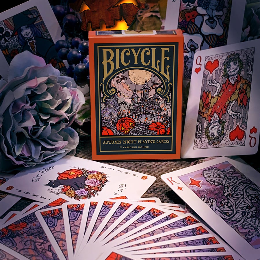 Bicycle Autumn Night Playing Cards (カスタムバイスクル オリジナル