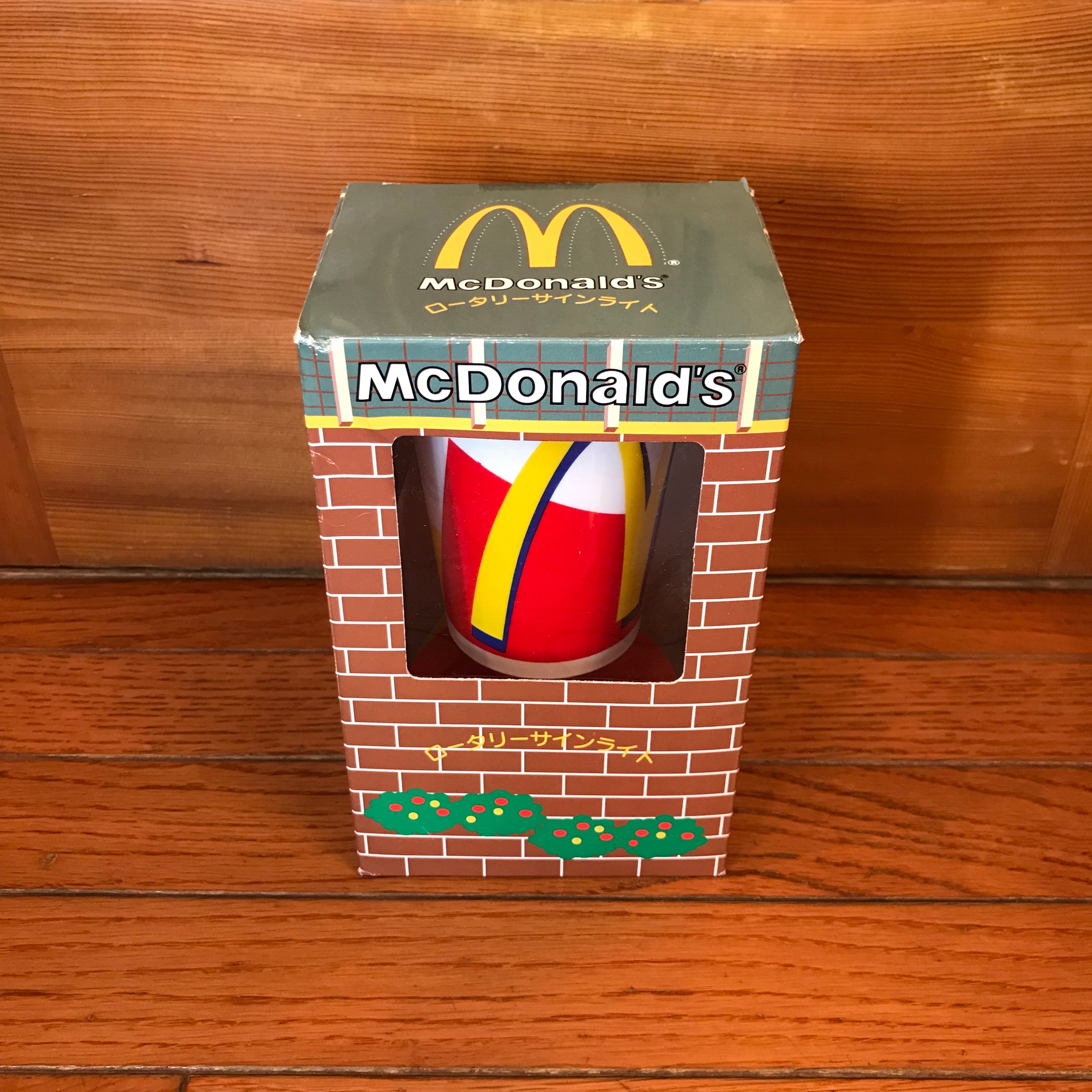 90's マクドナルド マックシェイク型ロータリーサインライト | Honey