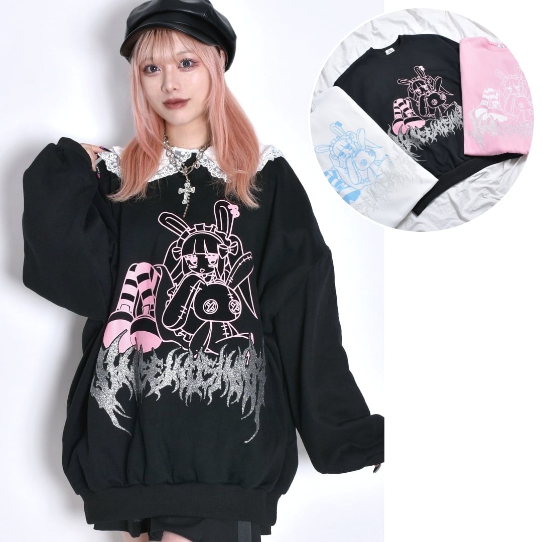 ラメウサGIRLスウェット(裏起毛) | VOLCAN&APHRODITE