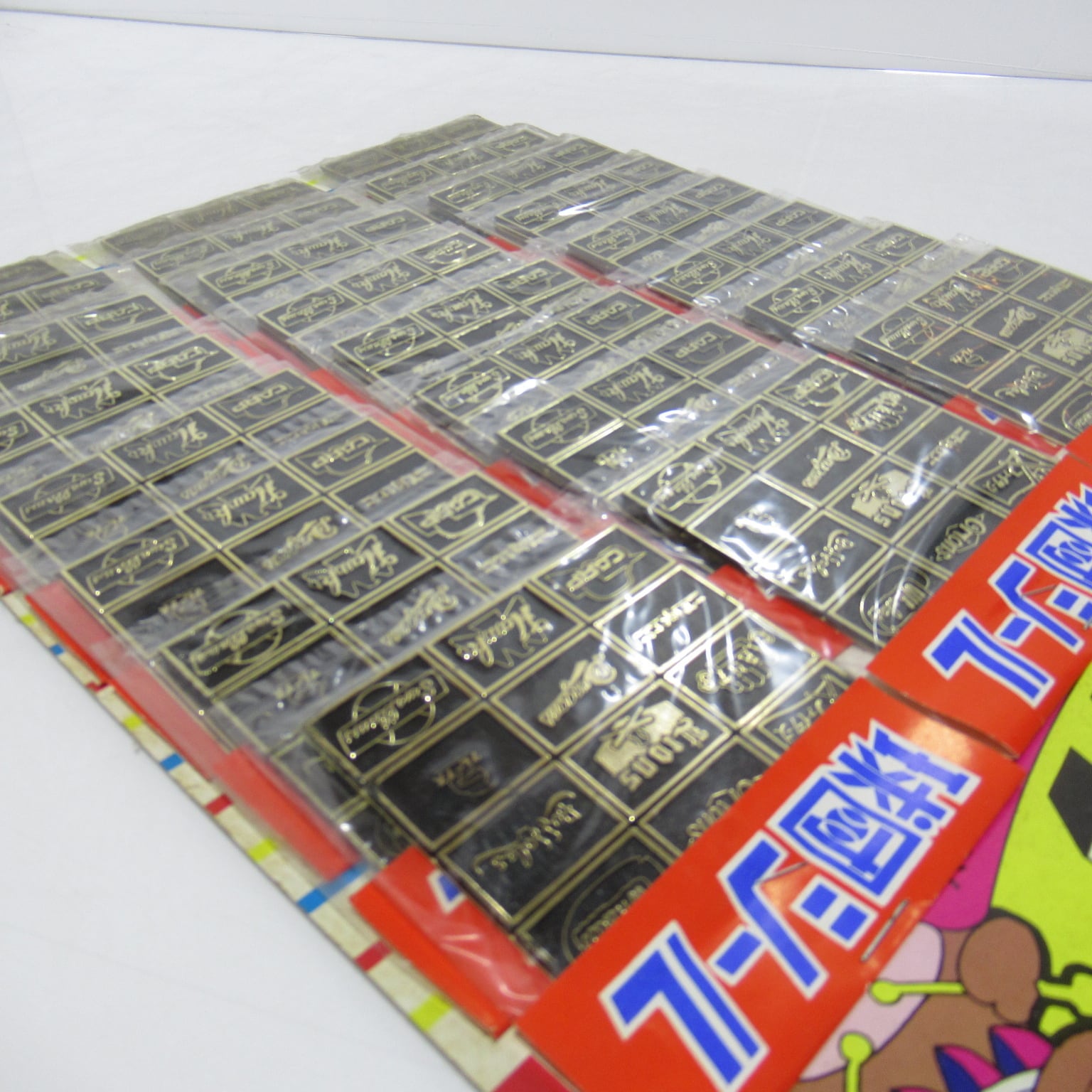 昭和レトロ 駄菓子屋系 球団シール 12セット 台紙付き [#4] | ハチクマ商店