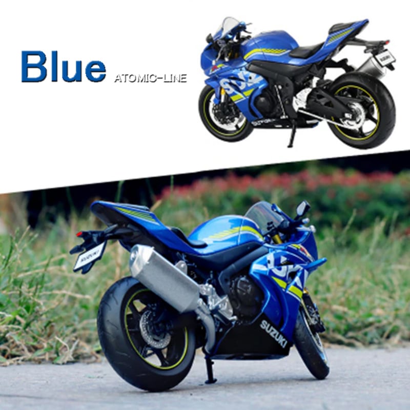 1/12 スズキ GSX-R1000 ミニカー 全4色 バイク 合金モデル 模型