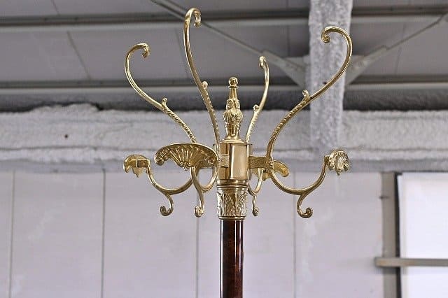 カリモク「コロニアル」ライティングビューロー 電話台 デスク ミニ