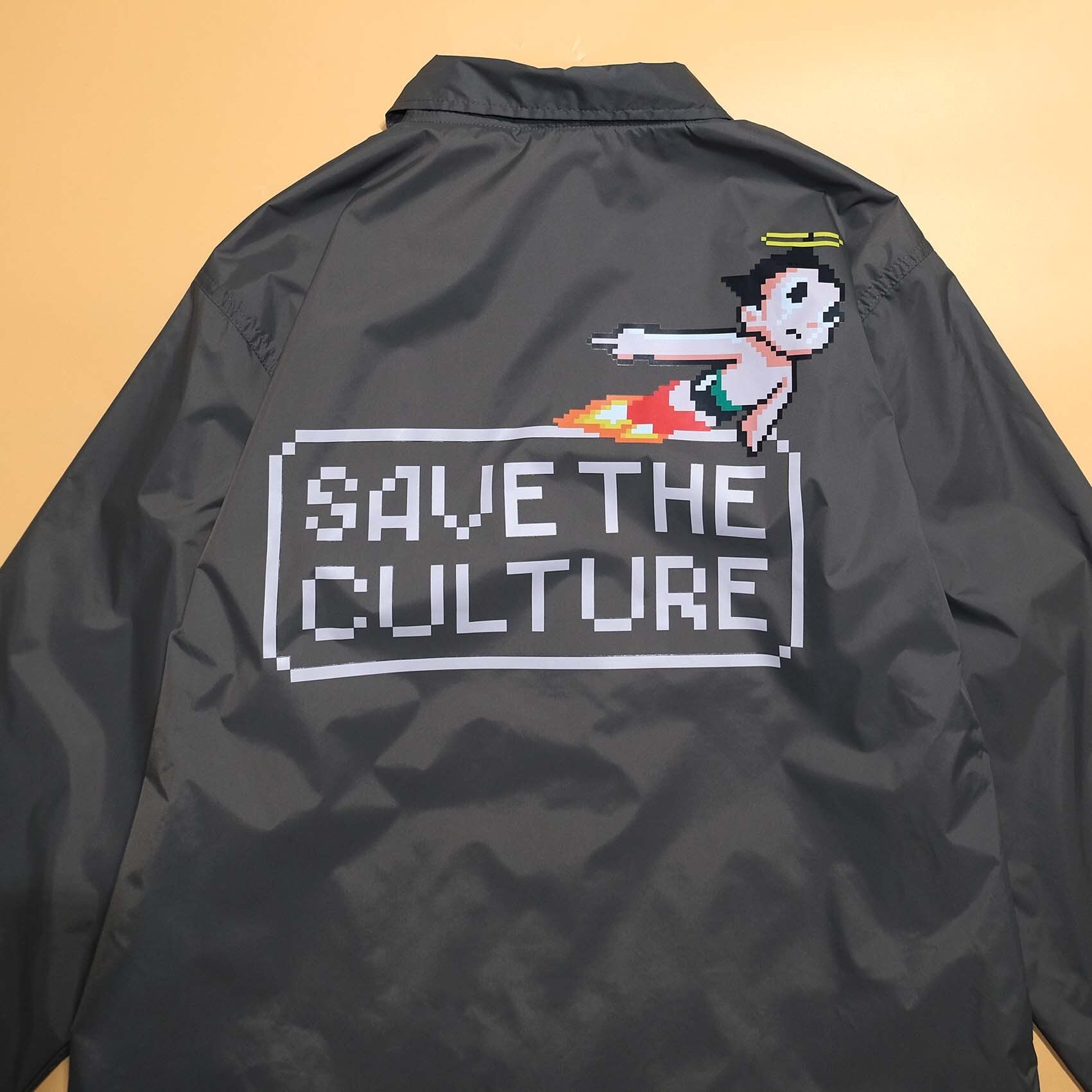 SAVE THE CULTURE (BOX) Coach JKT【ナイロンコーチジャケット