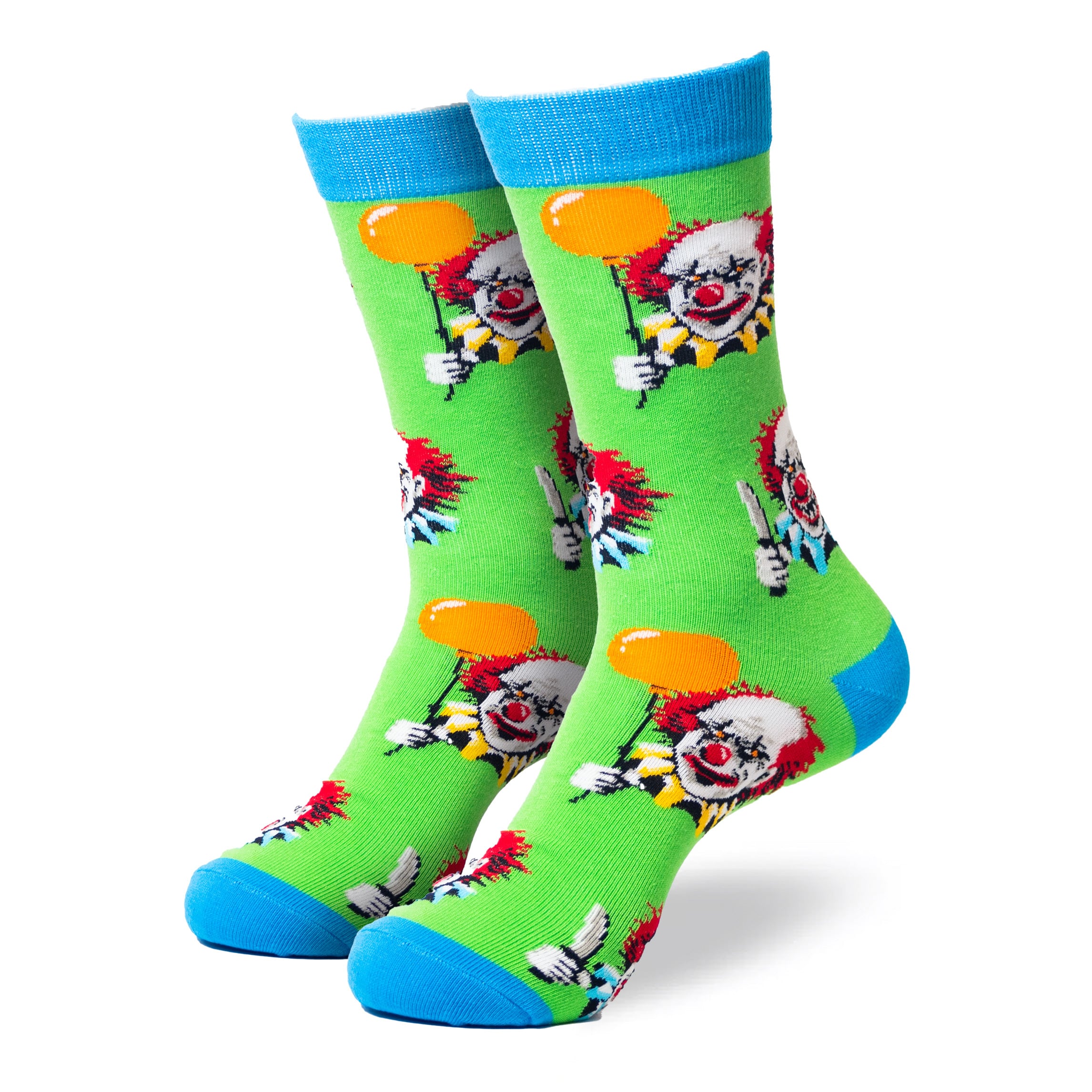 Free Balloons socks green ホラーピエロ ソックス（グリーン
