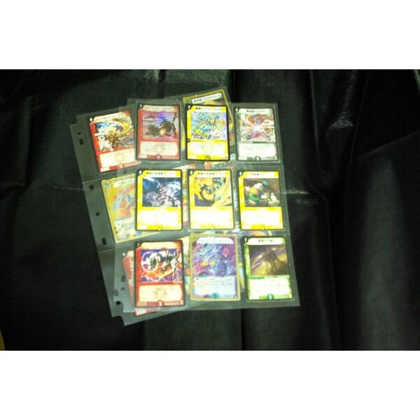 トレカ用9ポケットシート 2穴3穴4穴対応 9ポケットリフィル（15枚入り