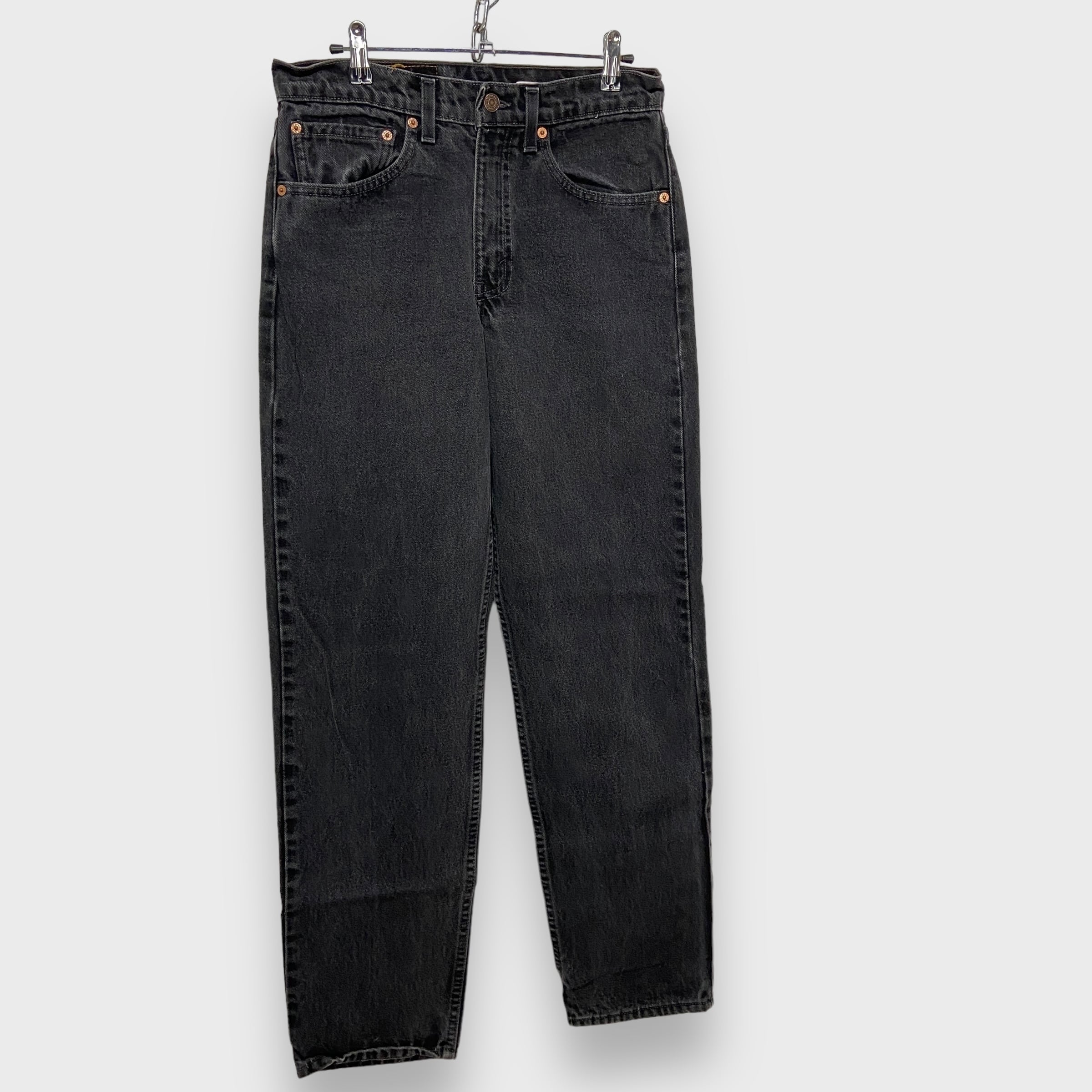 90s USA製 Levi's 550 ブラックデニムパンツ W31L32 | 古着屋 Uan