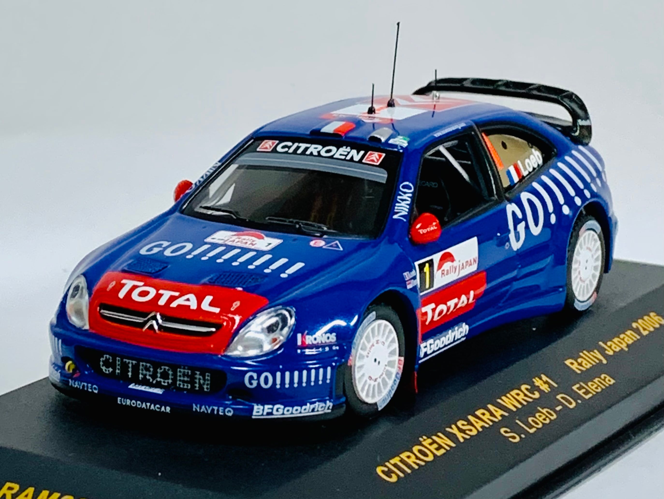 1/43 シトロエン クサラ WRC 2006 ラリー・ジャパン 優勝 S.Loeb/D.Ele