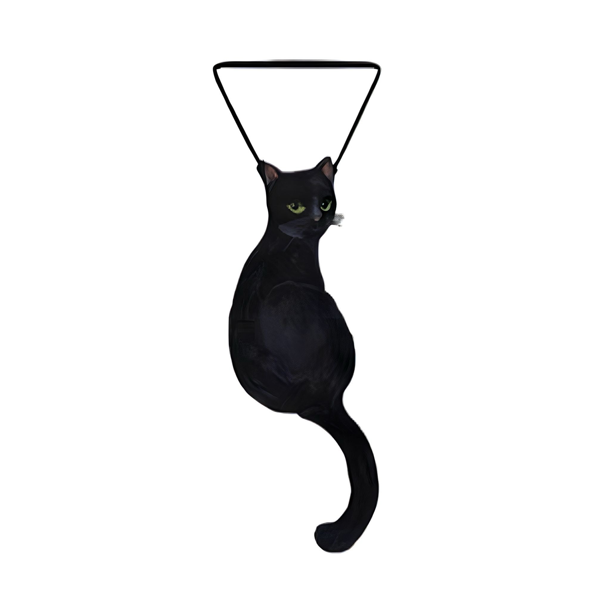 黒猫総刺繍ワンタッチネクタイ E00303 | EMMA GRAND