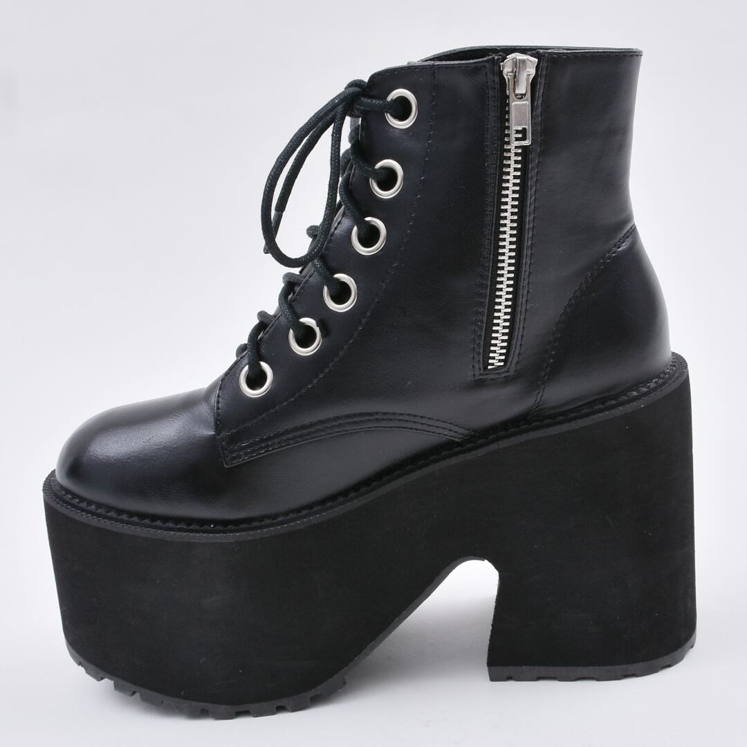 サイドZIP付き厚底ブーツ | VOLCAN&APHRODITE
