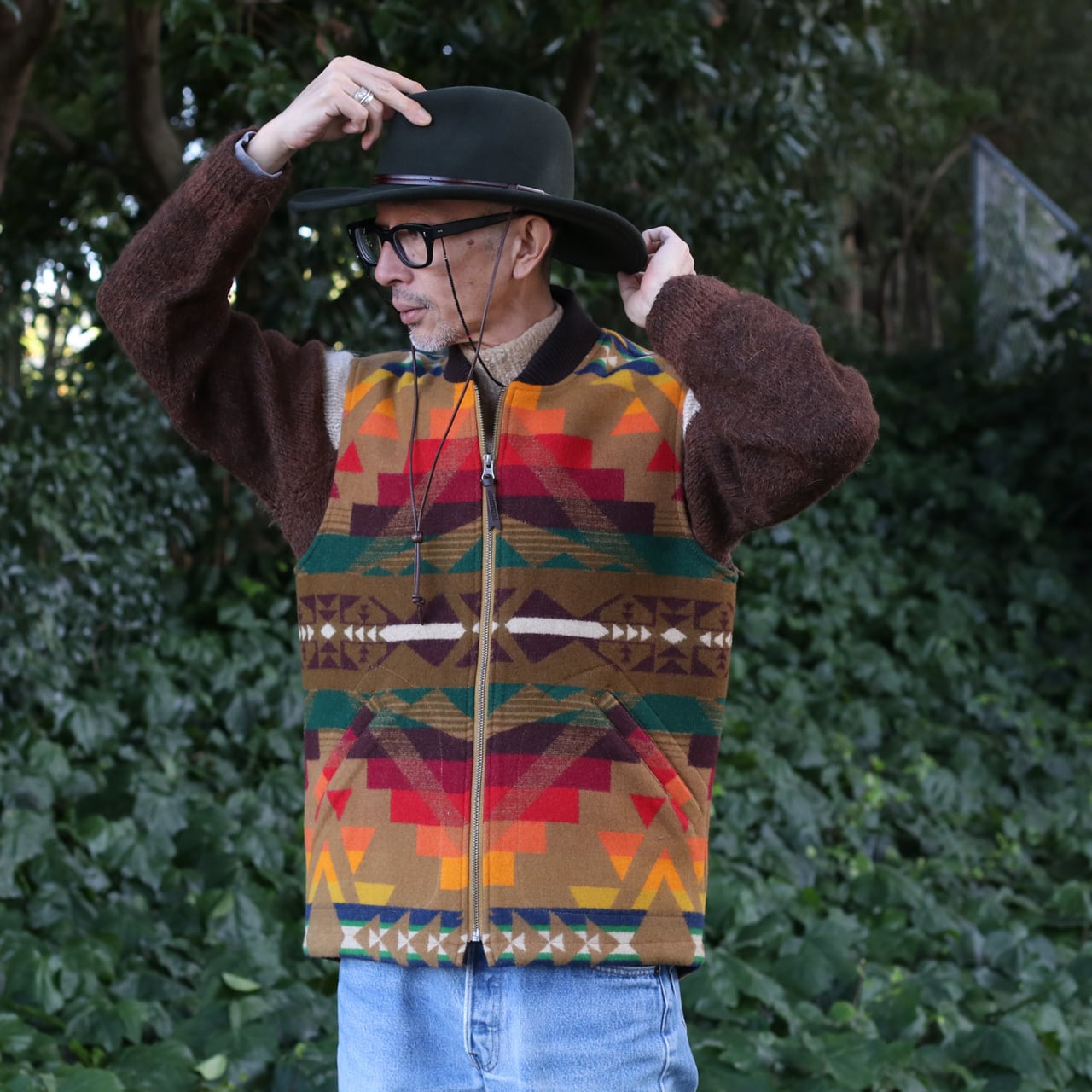 PENDLETON ペンドルトン COLTON QUILTED ZIP VEST ウールベスト