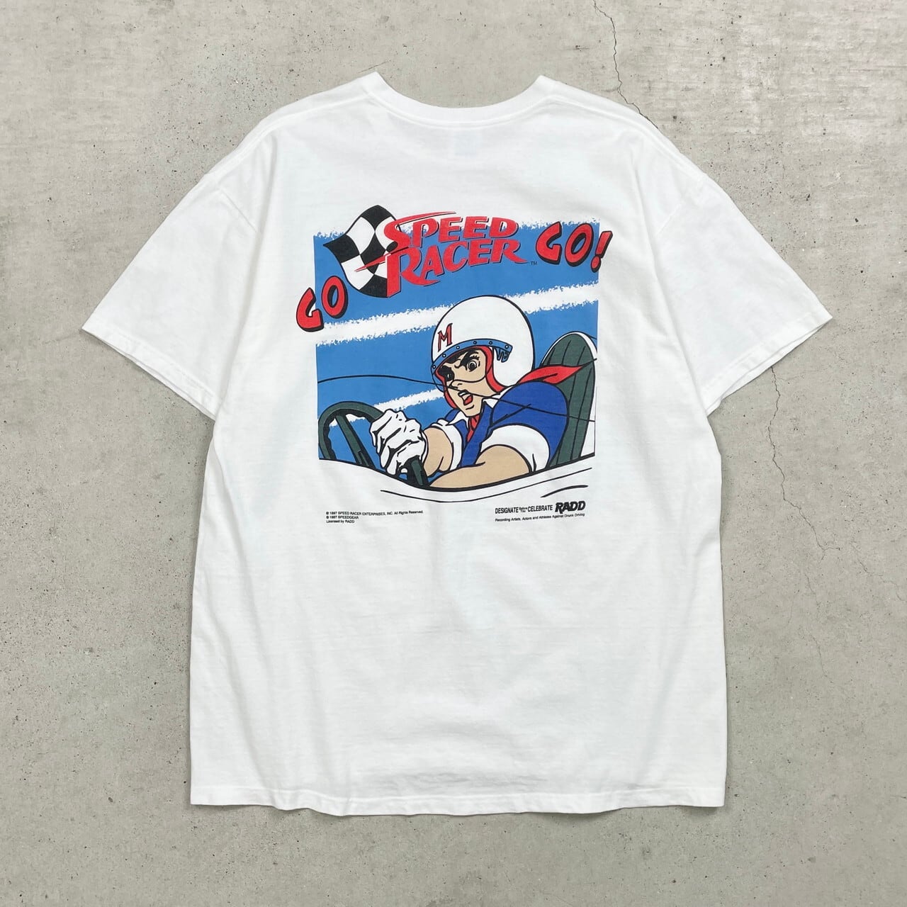 90年代 USA製 マッハGoGoGo SPEED RACER キャラクタープリントTシャツ