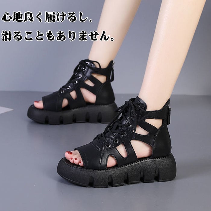 サンダル レディース ブーツサンダル サマーブーツ 厚底 zy-x-19 | wig