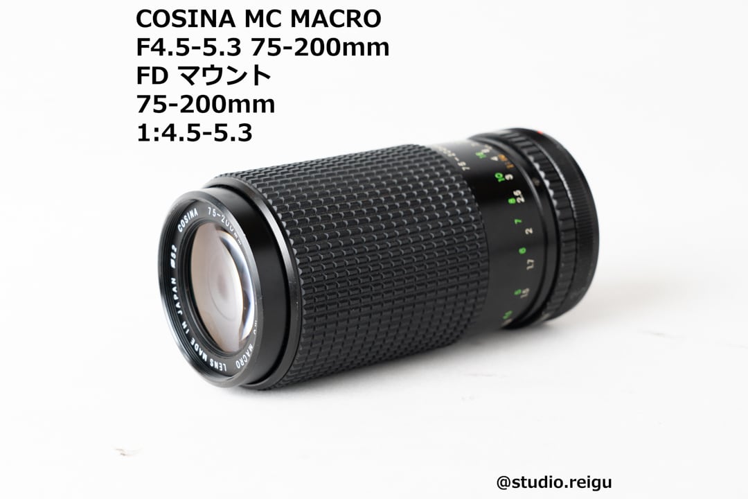 CANON ZOOM LENS New FD 70-210mm F4【2210L06】 | studio 令宮 -REIGU-