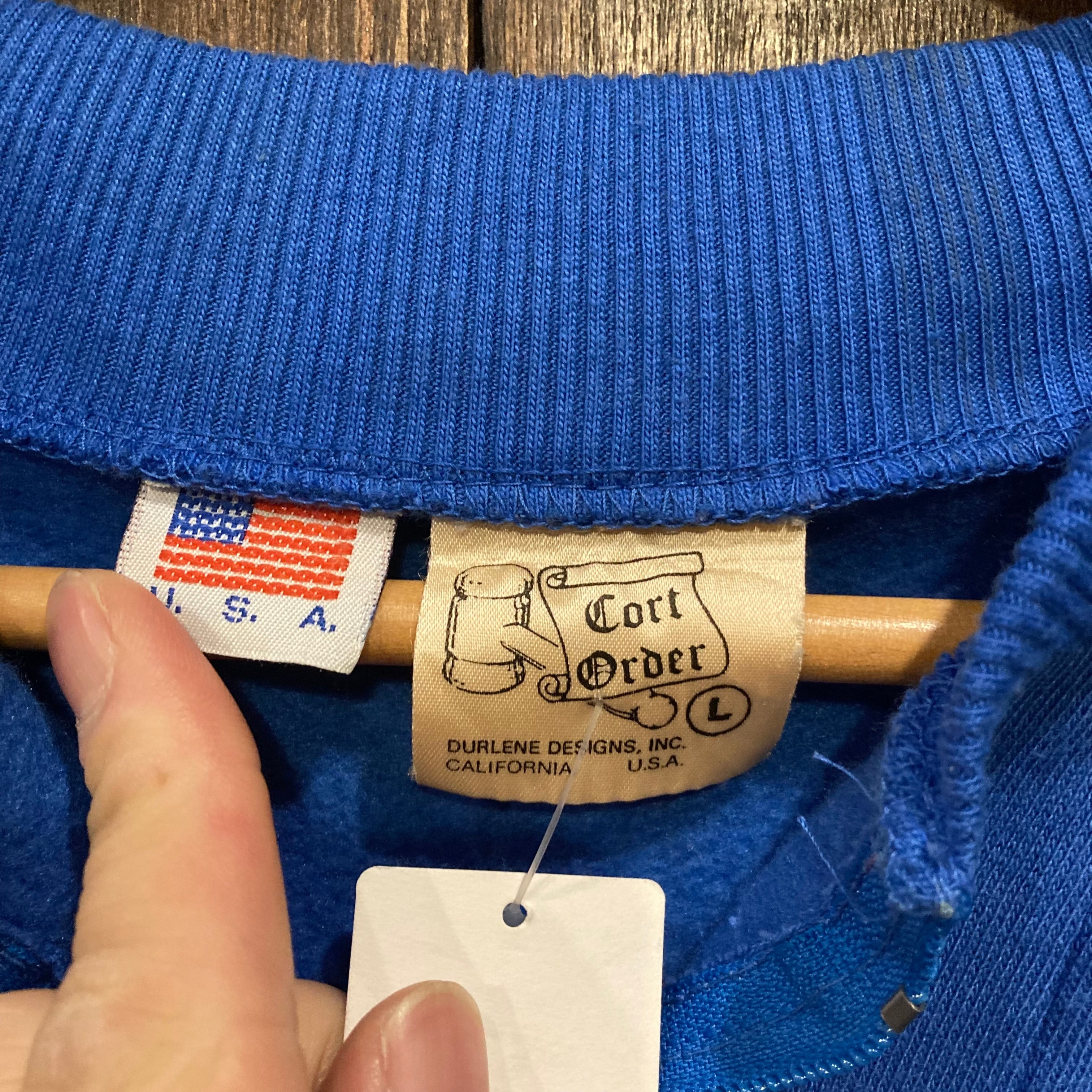 アメリカ古着 70〜80年代 ビンテージ ハーフジップ スウェット TALON