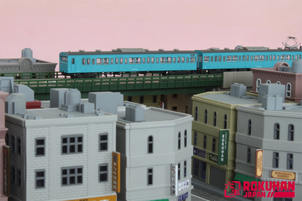 T022-2 国鉄103系 スカイブルー 京浜東北線タイプ 3両増結セット (JNR