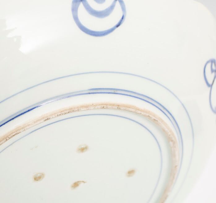 SALE】訳あり キズ アウトレット セール 伊万里 色絵金彩 大皿 約35