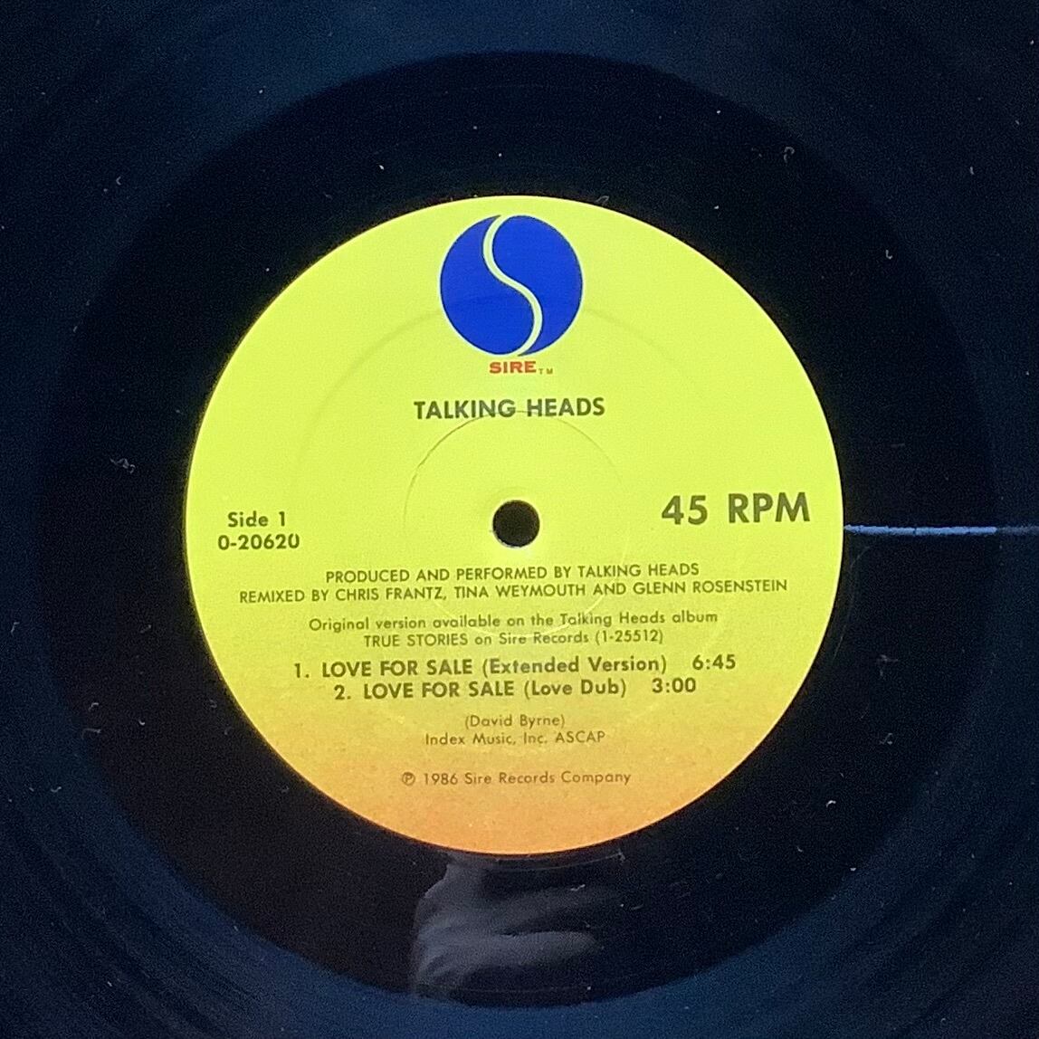 TALKING HEADS / LOVE FOR SALE | Plastic Soul Records